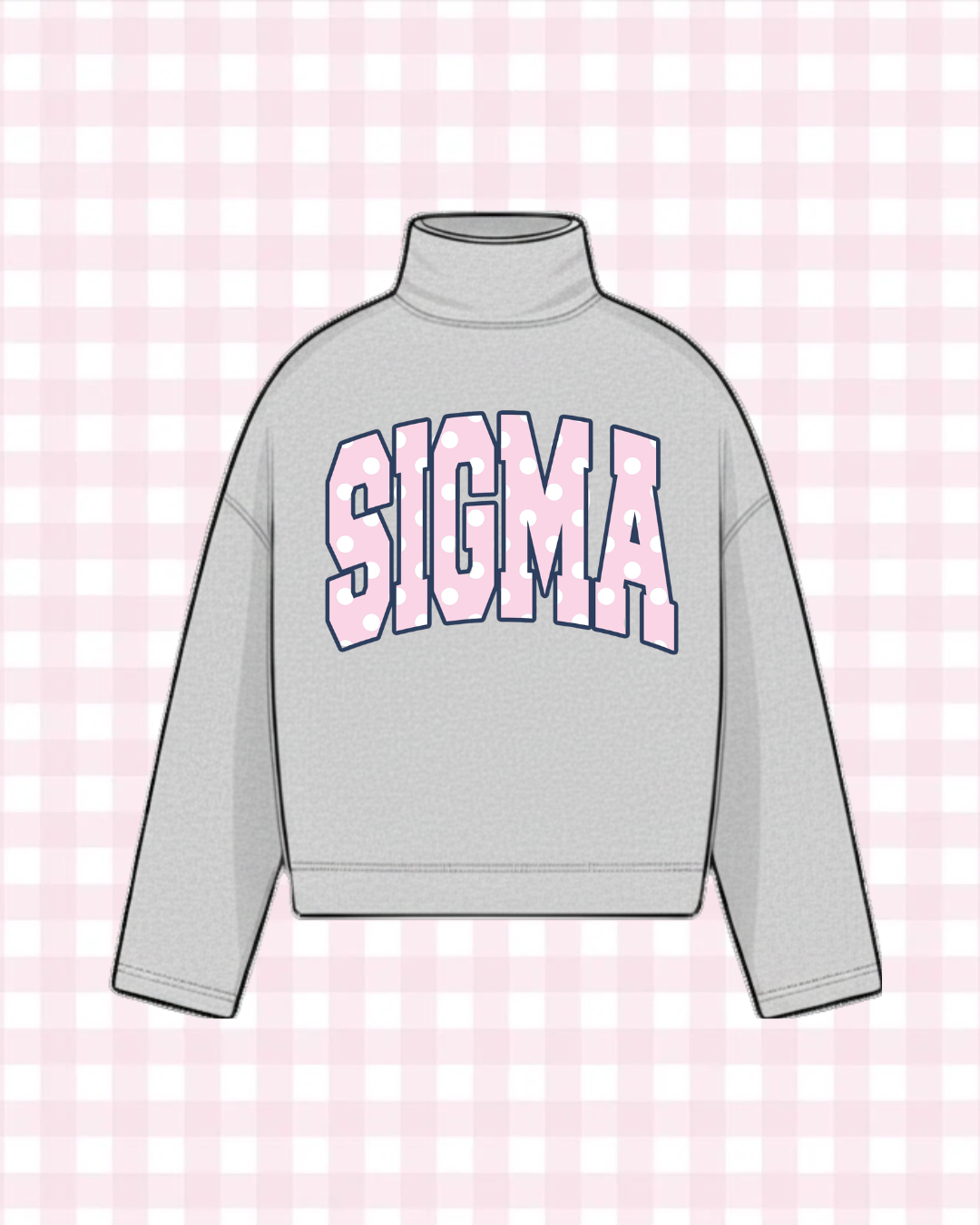 SIGMA MOCK NECK SWEATSHIRT