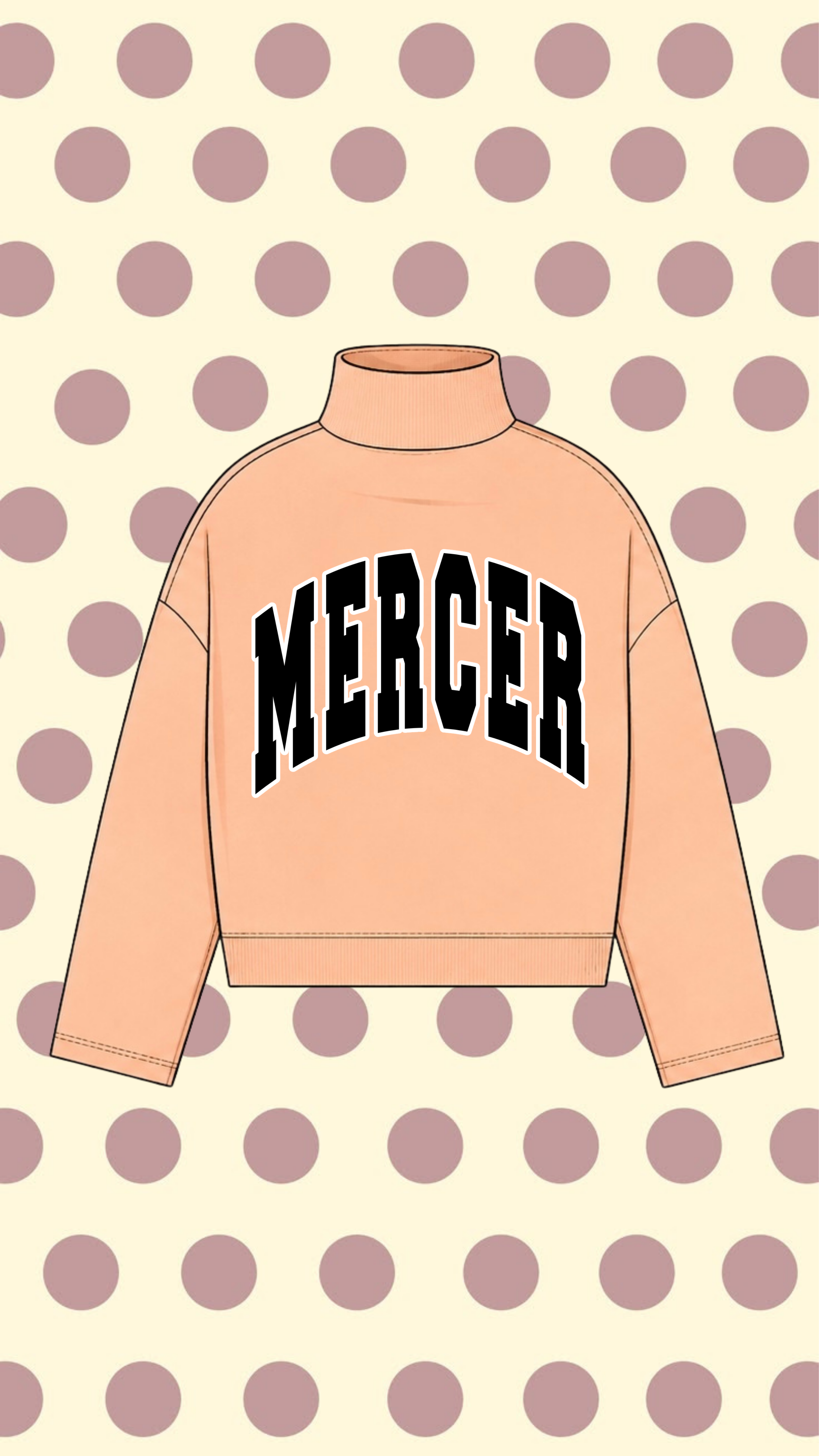 MERCER UNIVERSITY MOCK NECK SWEATSHIRT