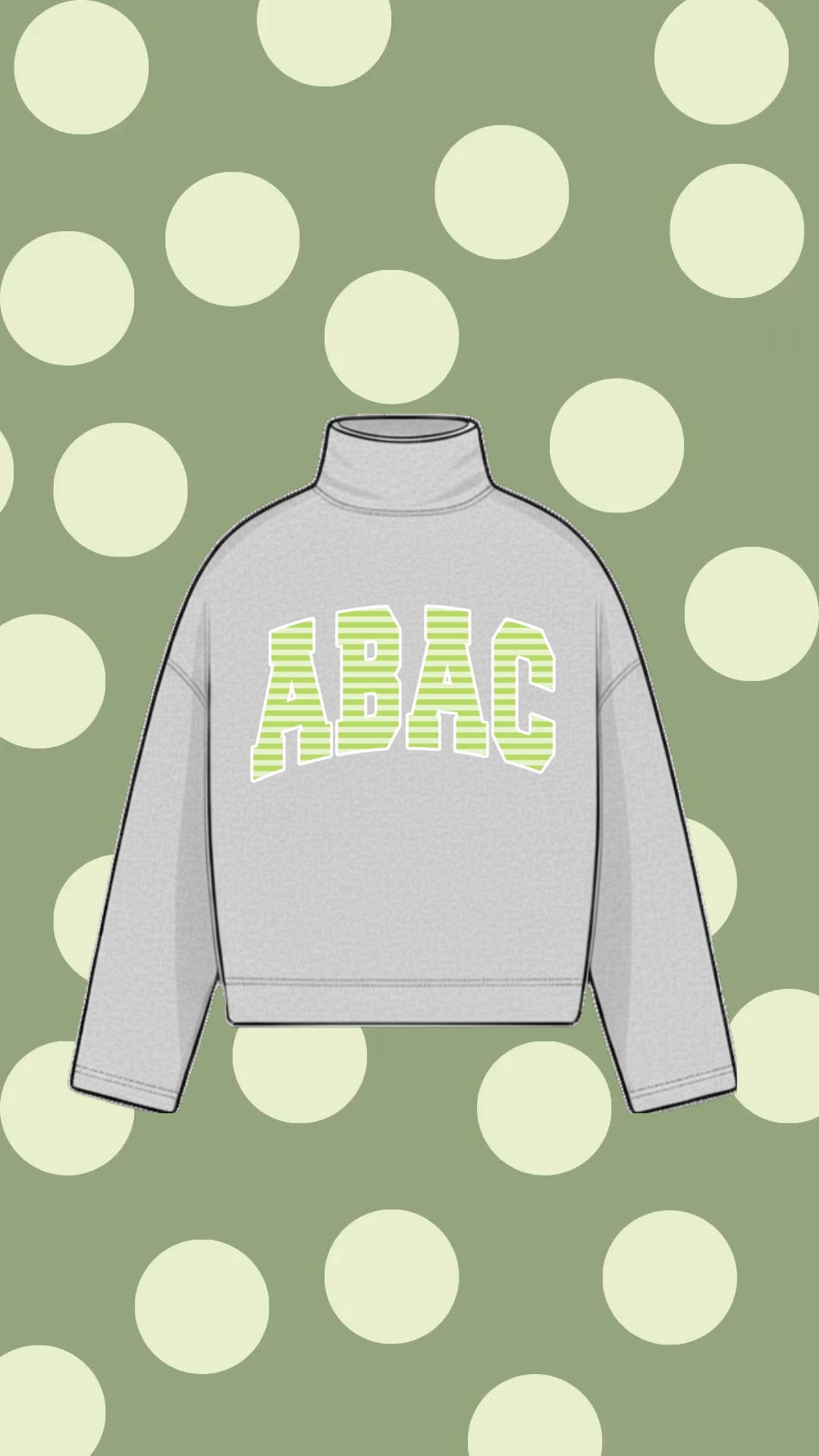 ABAC MOCK NECK SWEATSHIRT