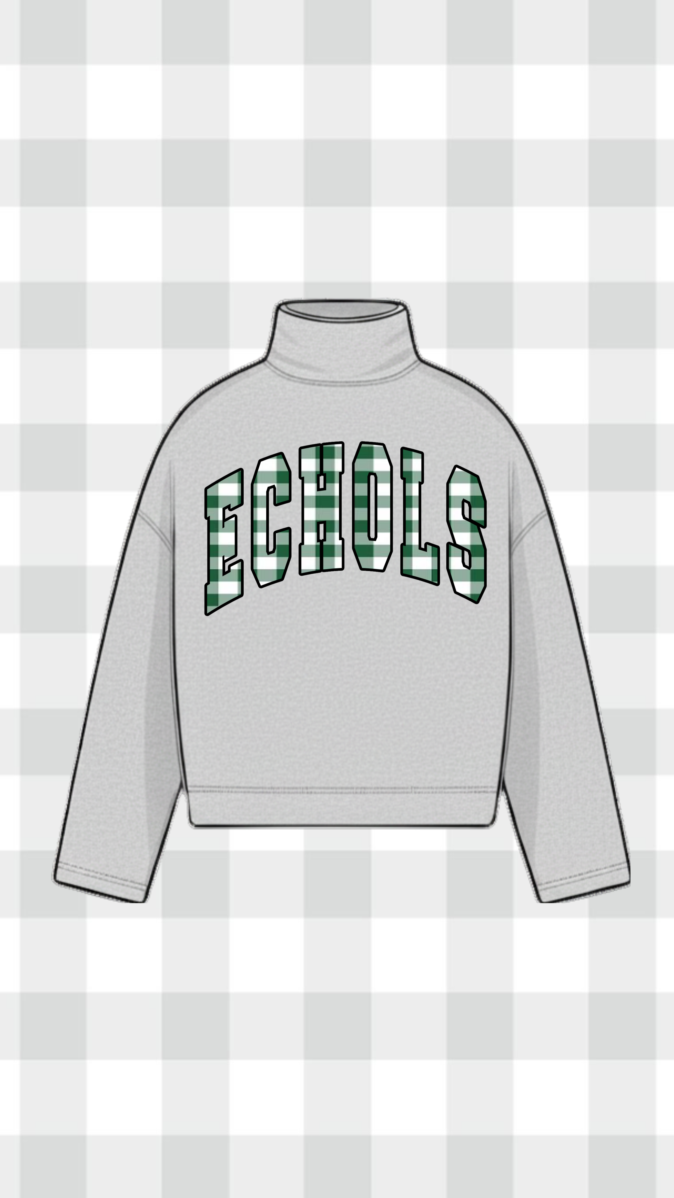 ECHOLS COUNTY VINTAGE WASH MOCK NECK