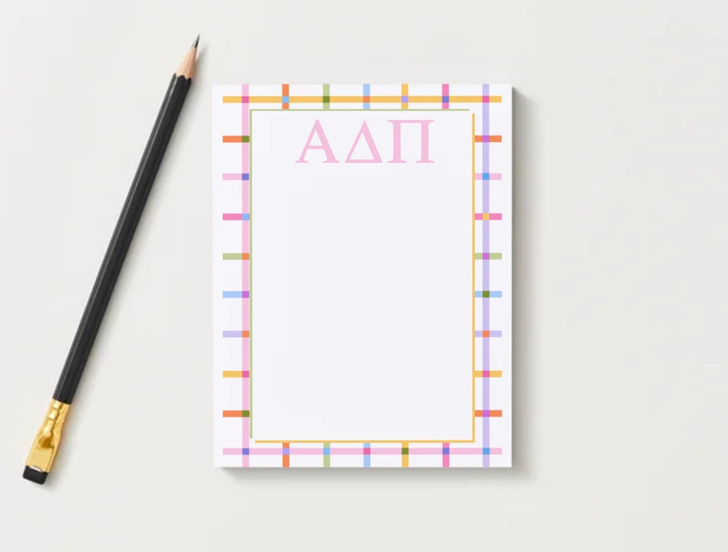 Alpha Delta Pi Notepad