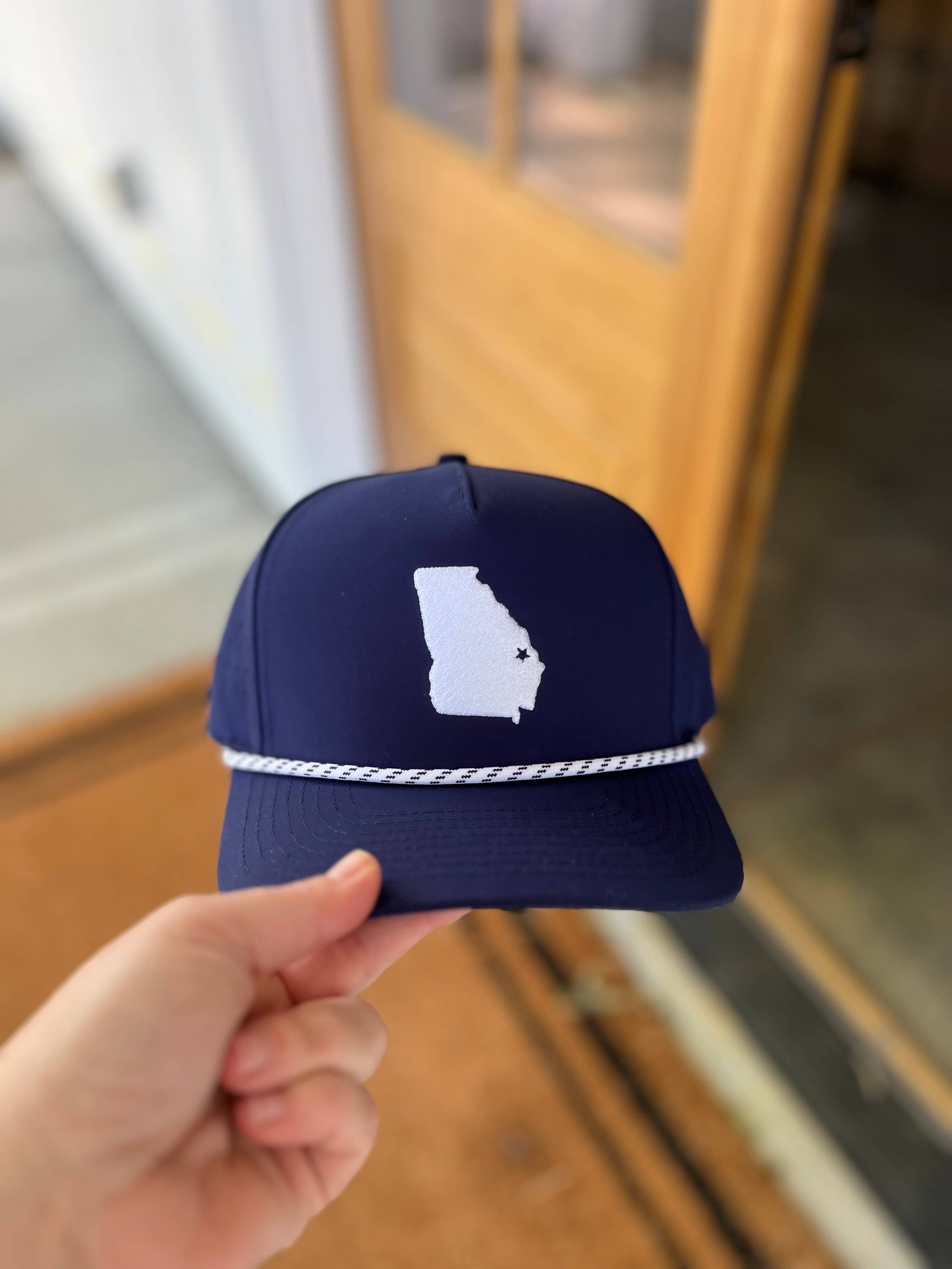 Embroidered Statesboro, GA State Hat