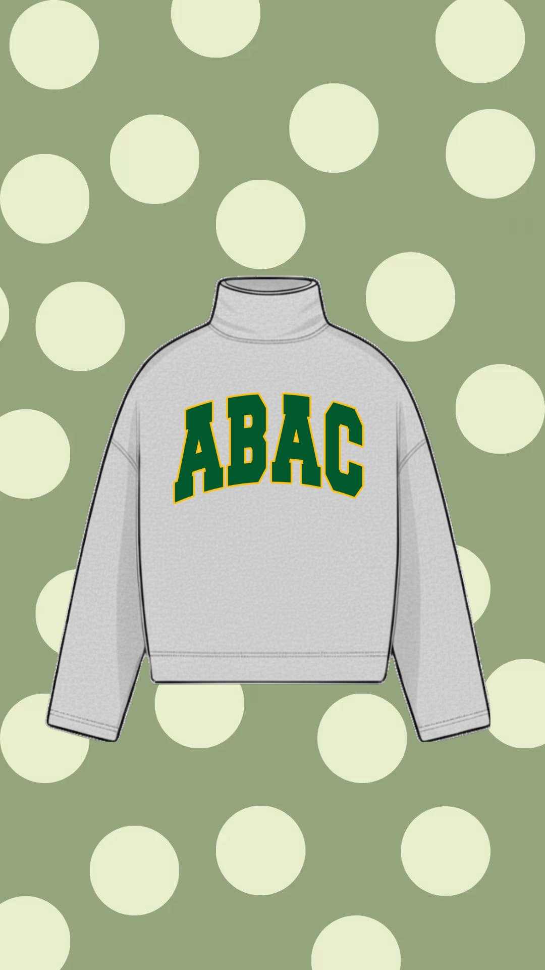ABAC MOCK NECK SWEATSHIRT