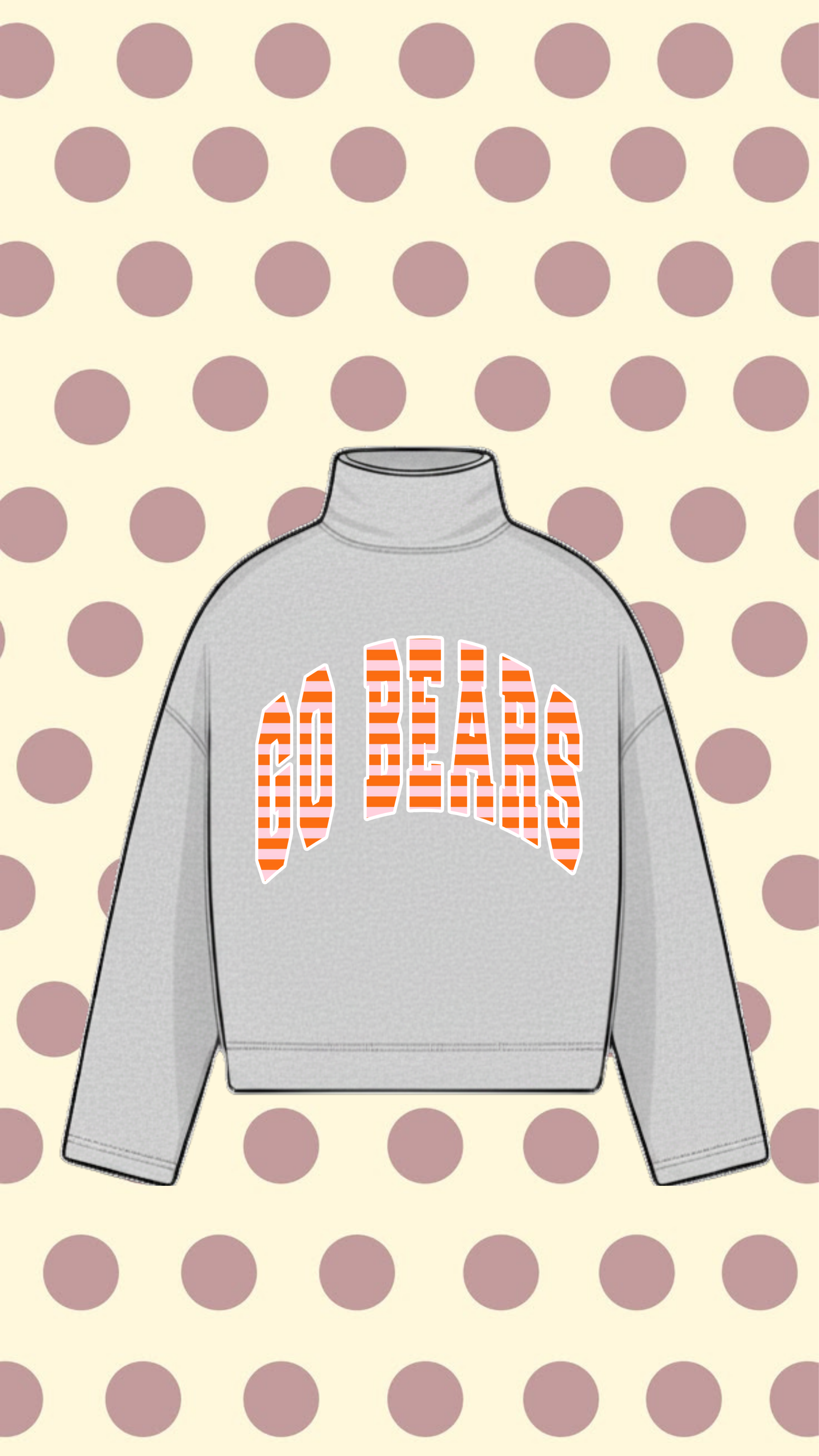 MERCER UNIVERSITY VINTAGE WASH MOCK NECK SWEATSHIRT
