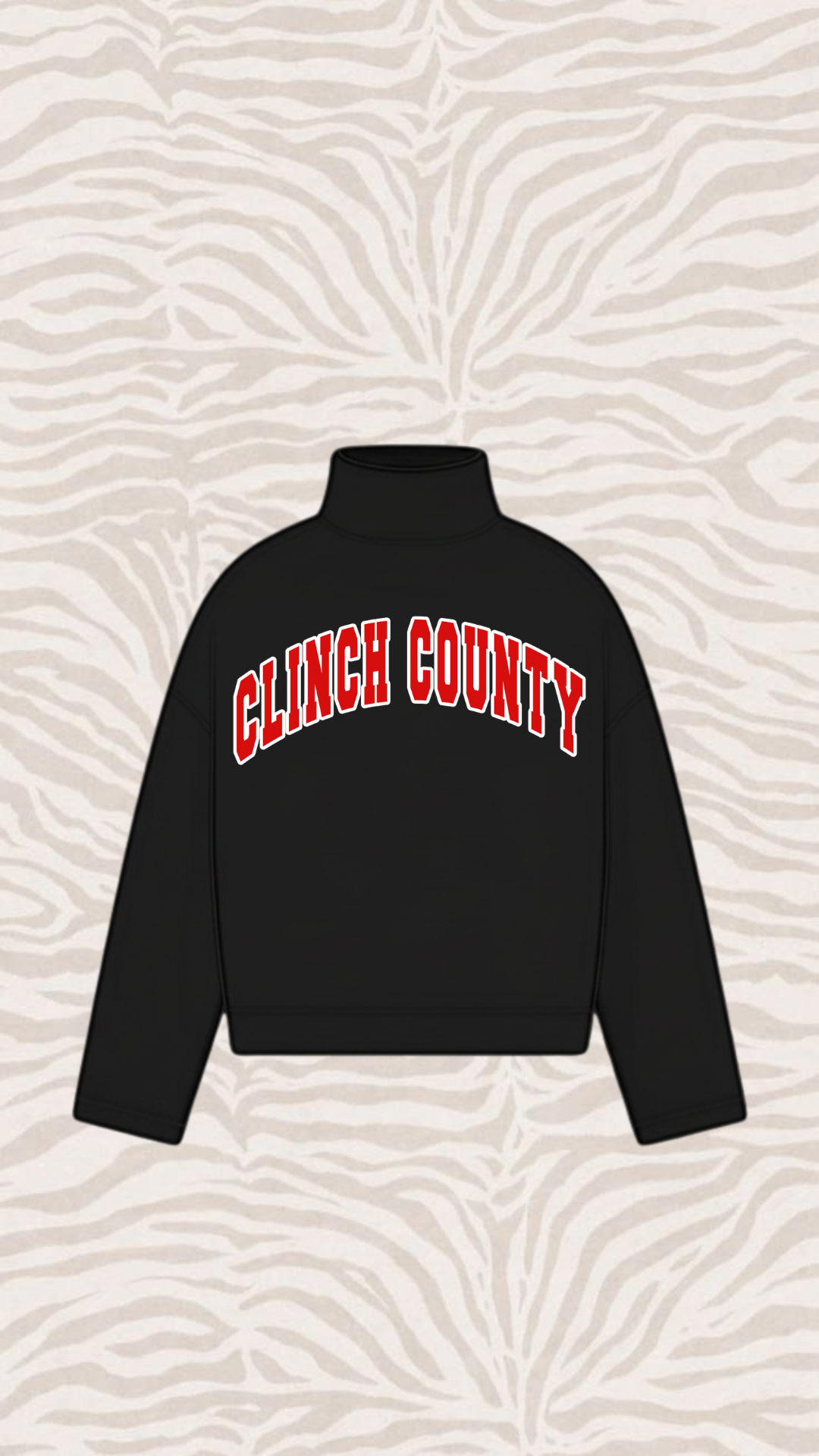 CLINCH COUNTY MOCK NECK