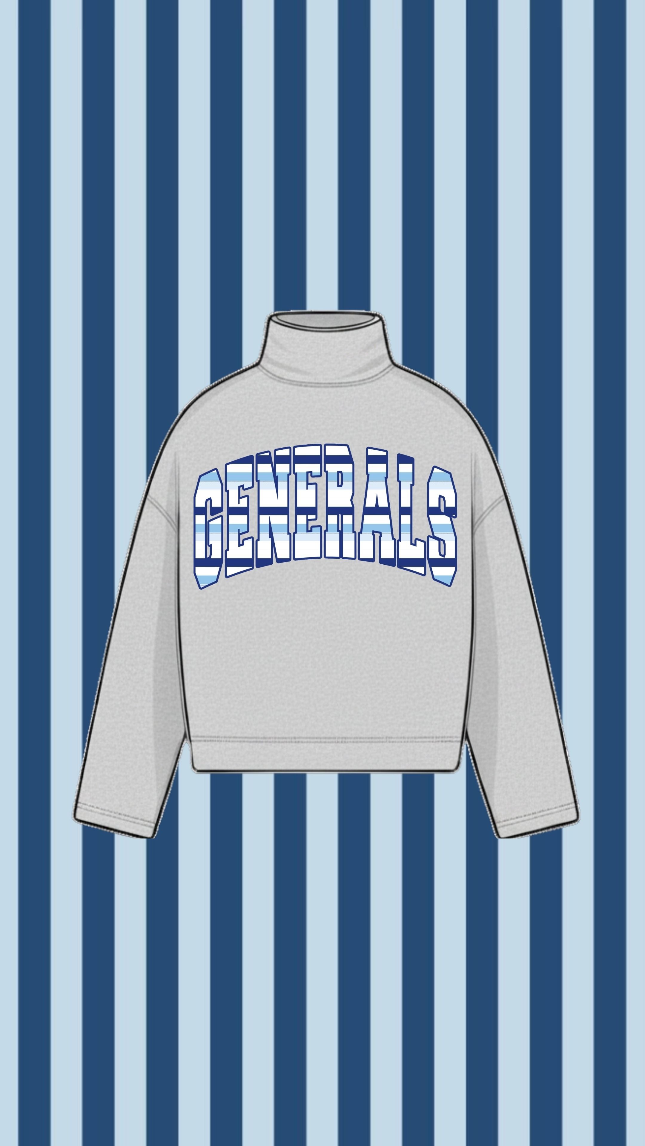 GEORGIA CHRISTIAN VINTAGE WASH MOCK NECK