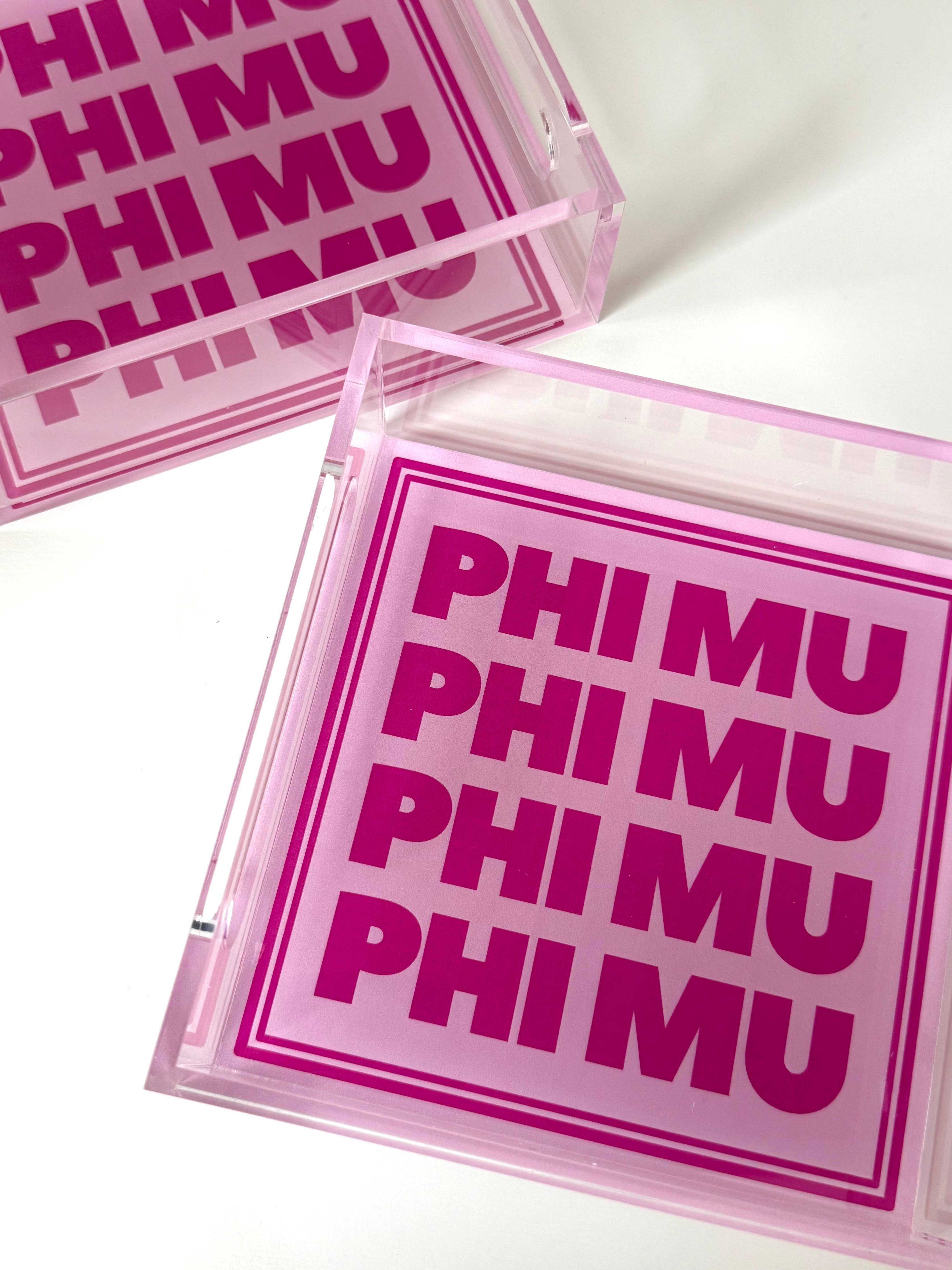 Phi Mu Small Tray