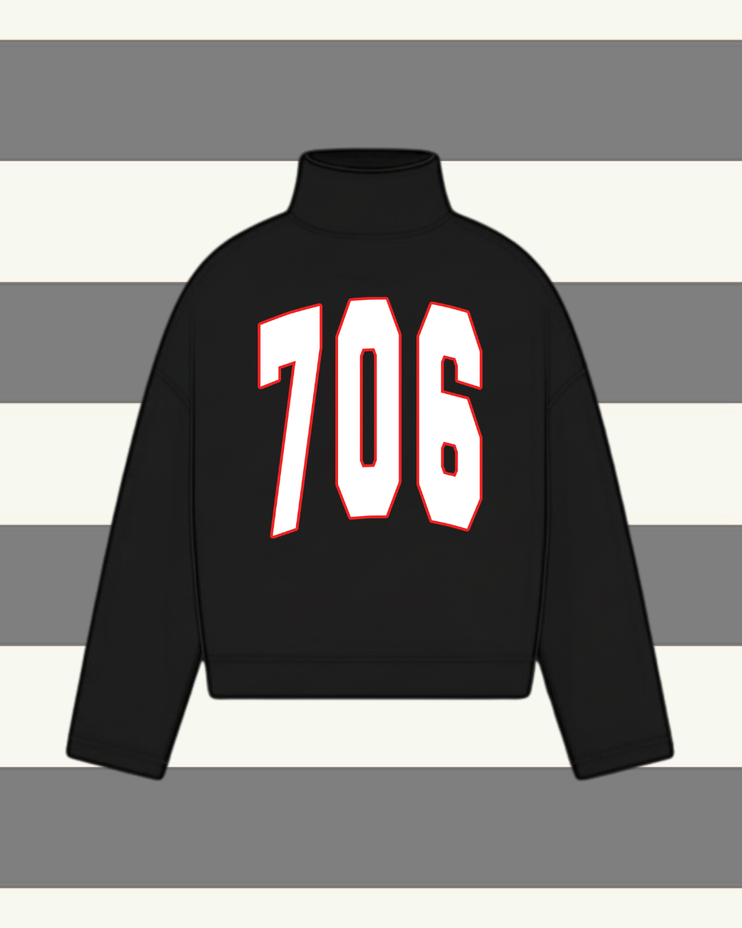 UGA MOCK NECK
