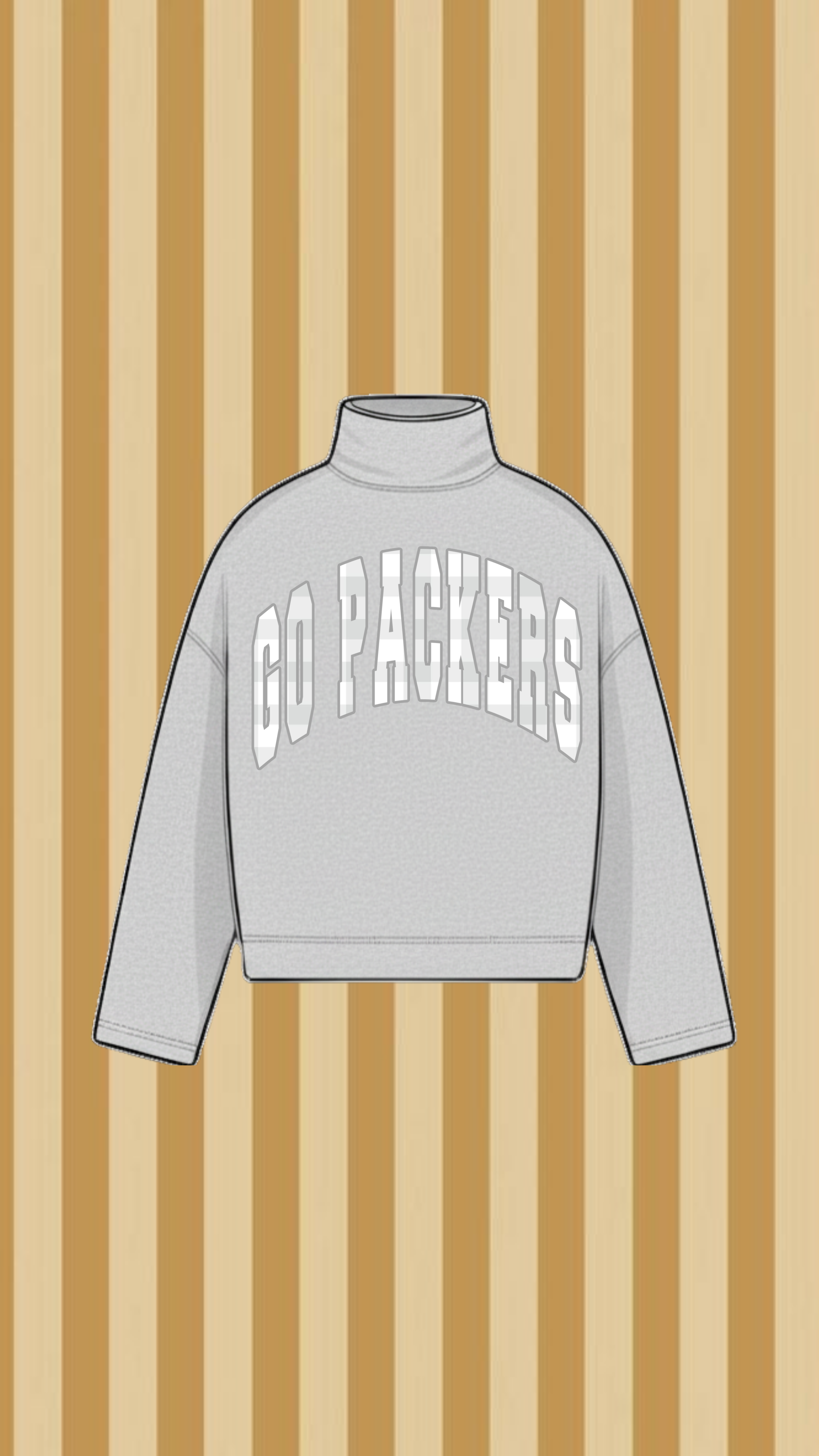 COLQUITT COUNTY PACKERS VINTAGE WASH MOCK NECK