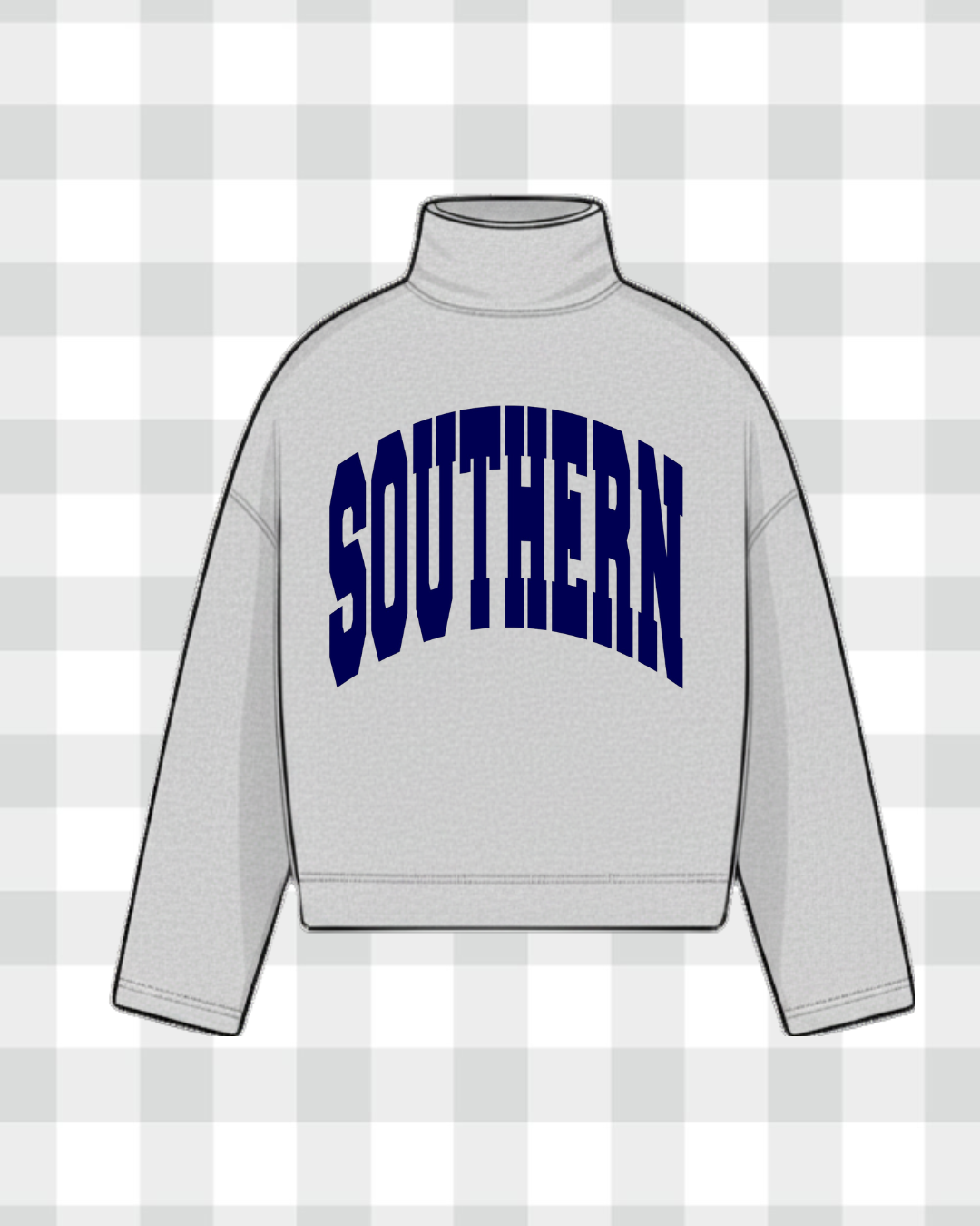SOUTHERN NAVY VINTAGE WASH MOCK MECK
