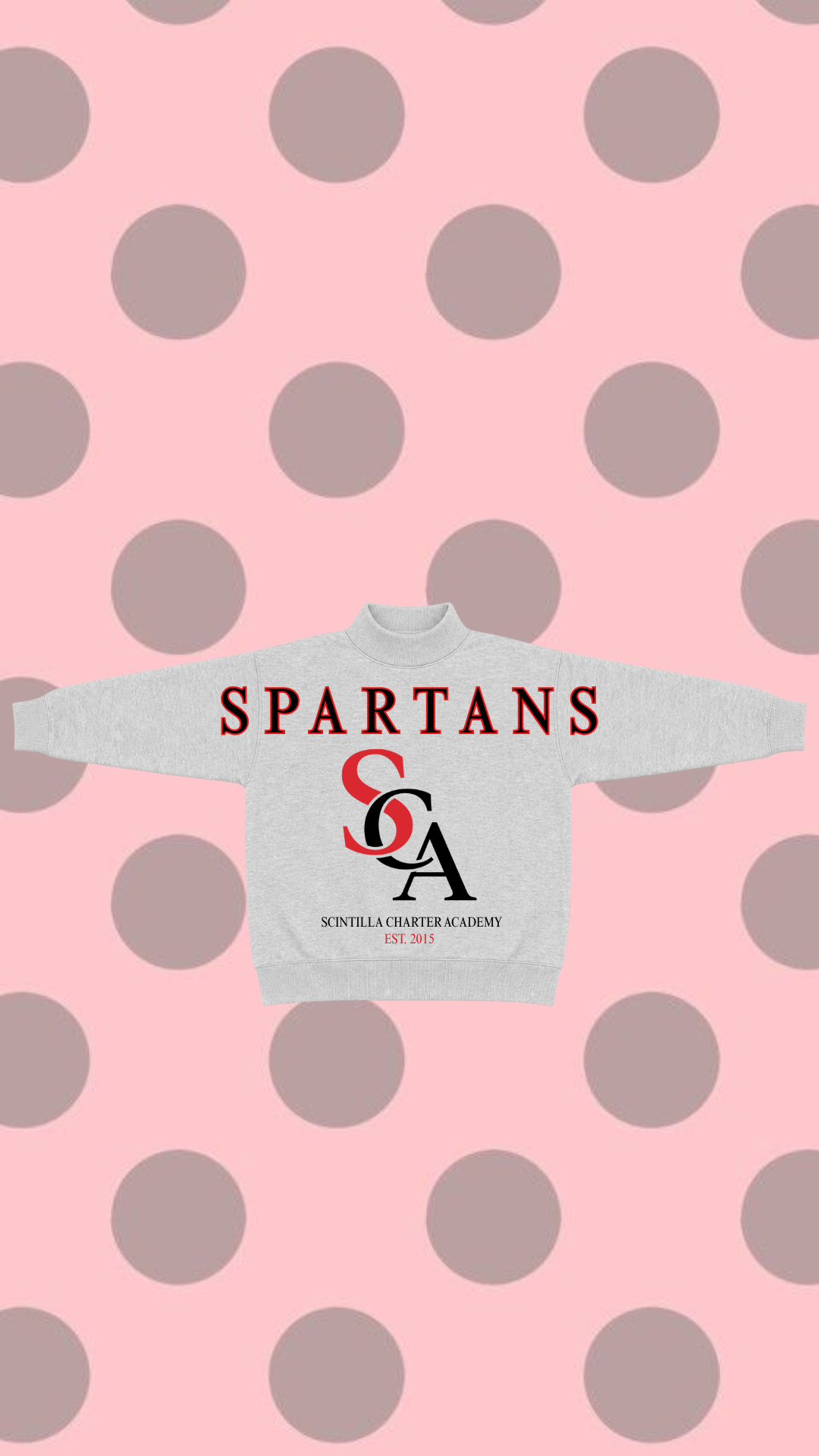 SCINTILLA MOCK NECK SWEATSHIRT