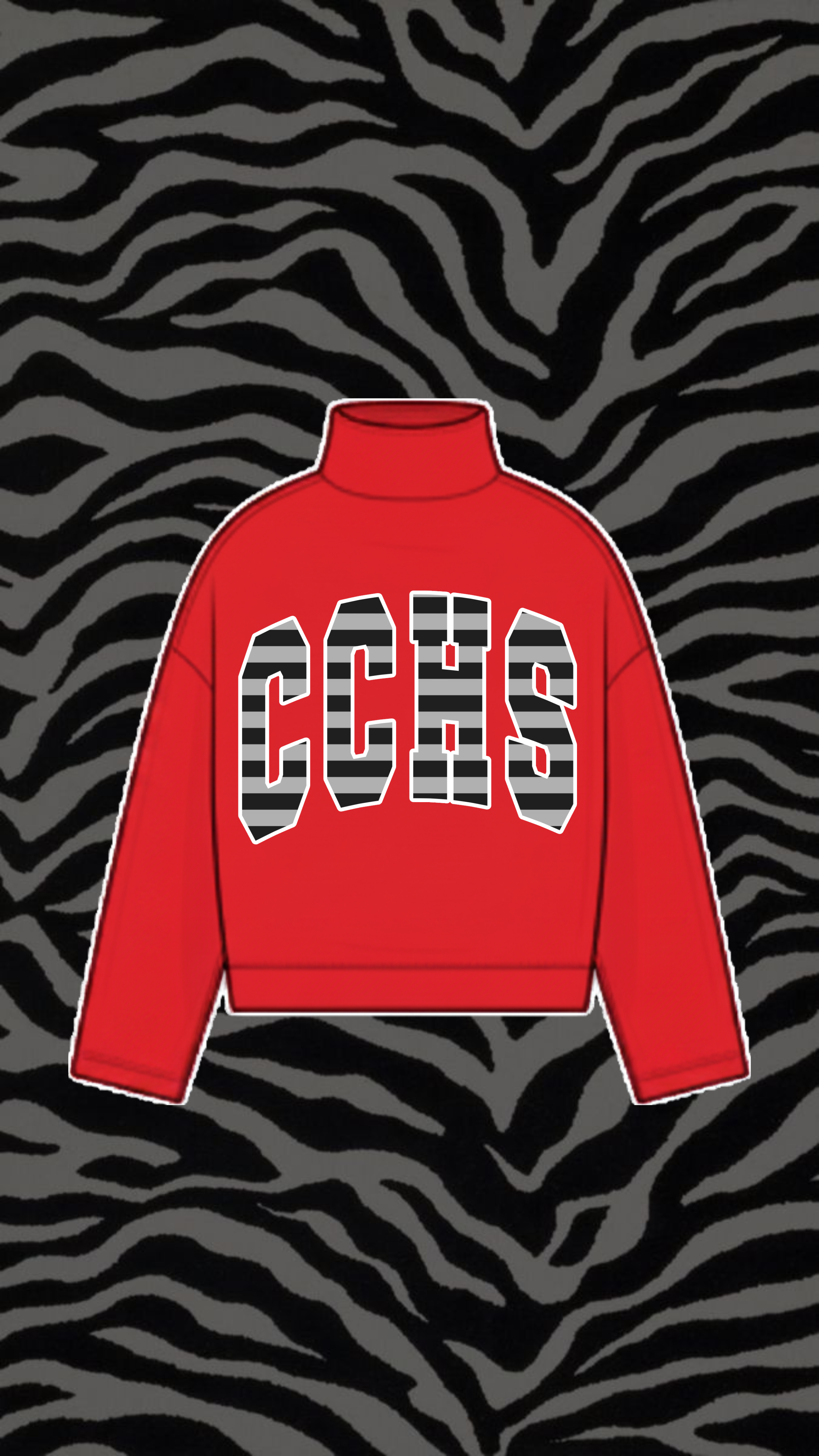 CHARLTON COUNTY MOCK NECK SWEATSHIRT