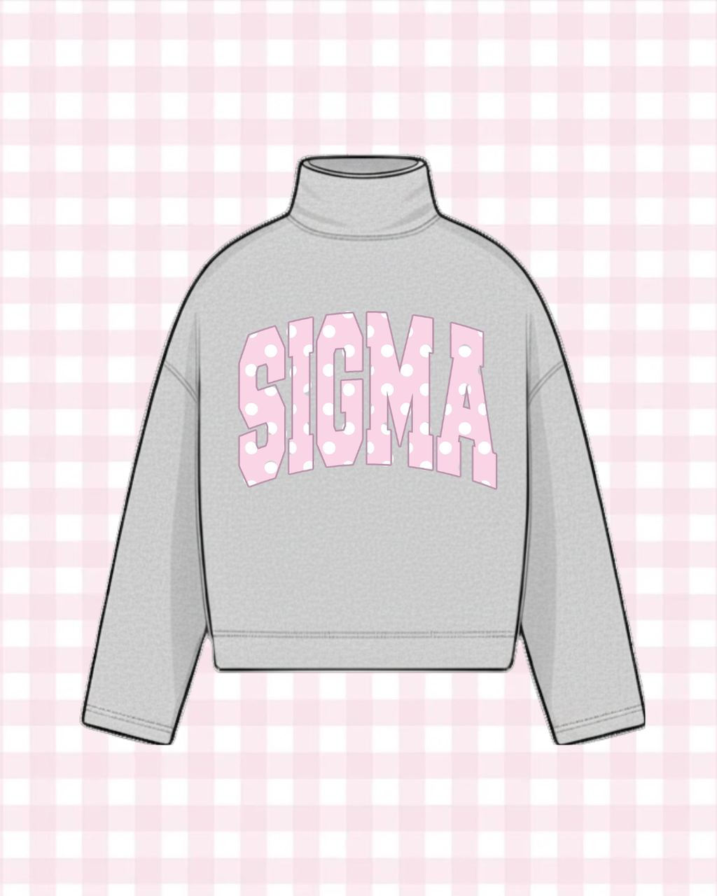 SIGMA MOCK NECK SWEATSHIRT