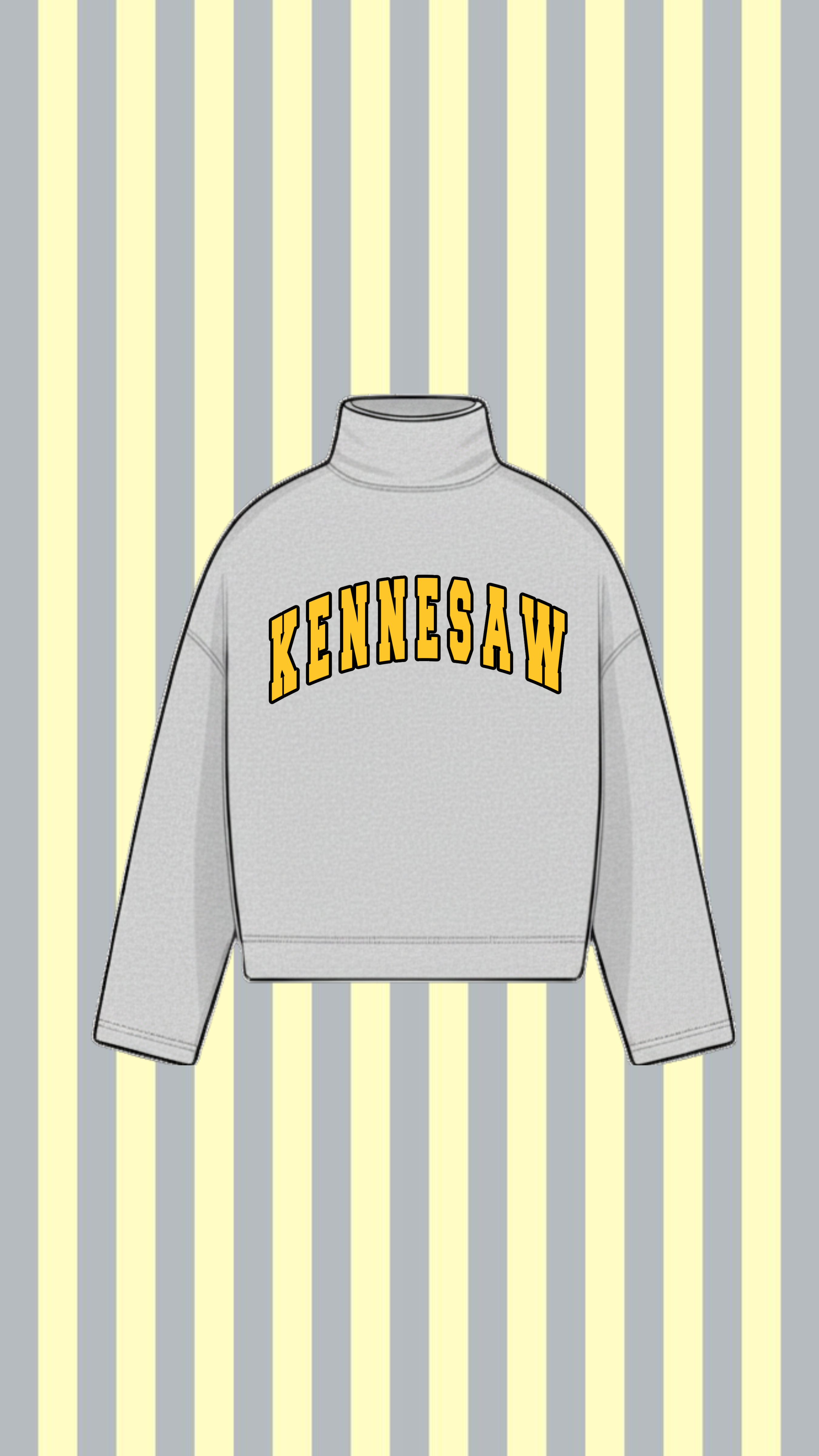 KENNESAW MOCK NECK SWEATSHIRT