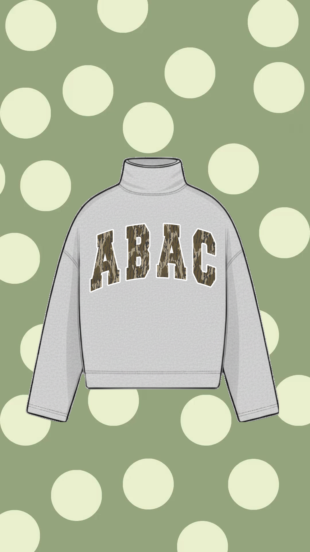 ABAC MOCK NECK SWEATSHIRT