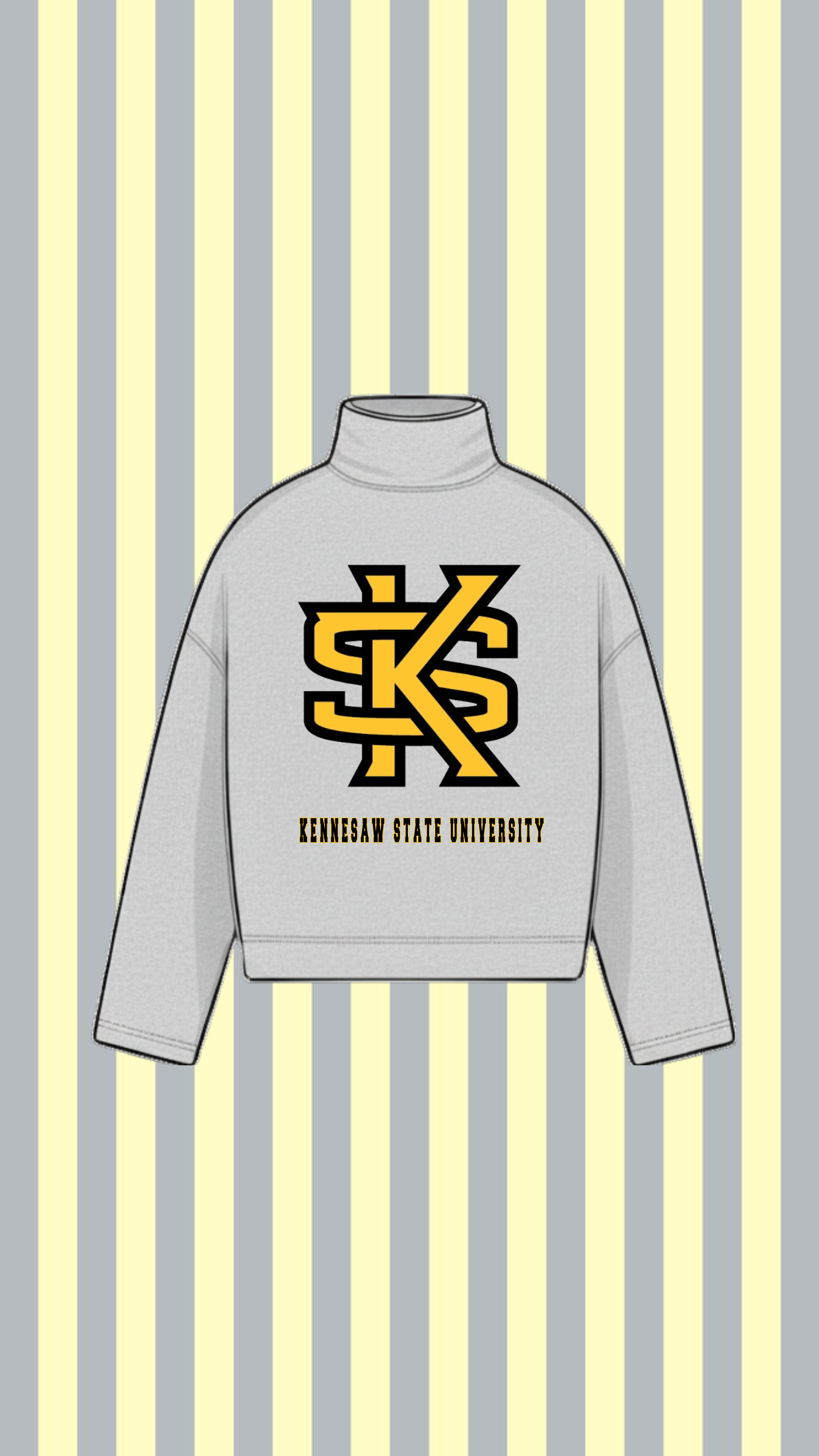 KENNESAW MOCK NECK SWEATSHIRT
