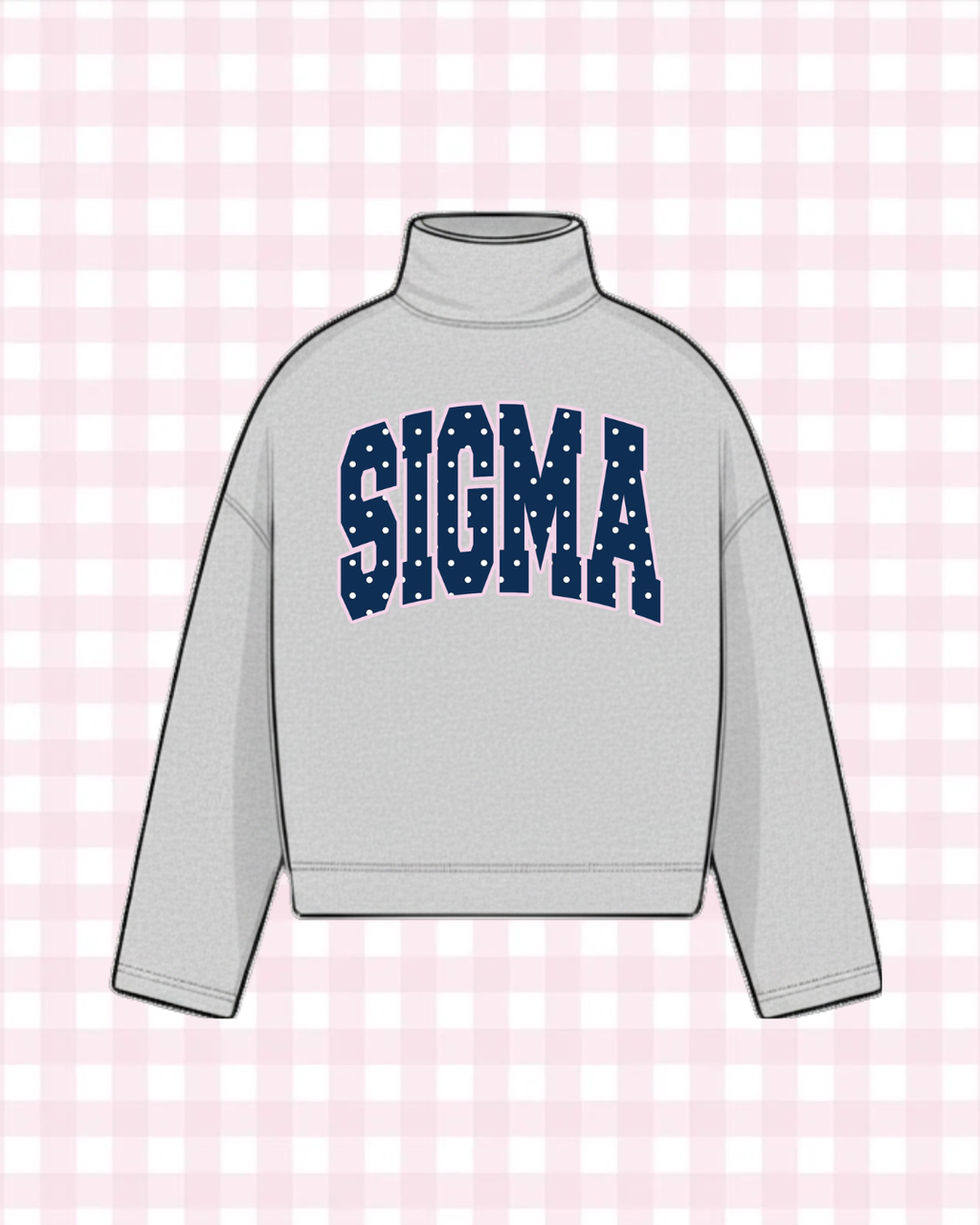 SIGMA MOCK NECK SWEATSHIRT