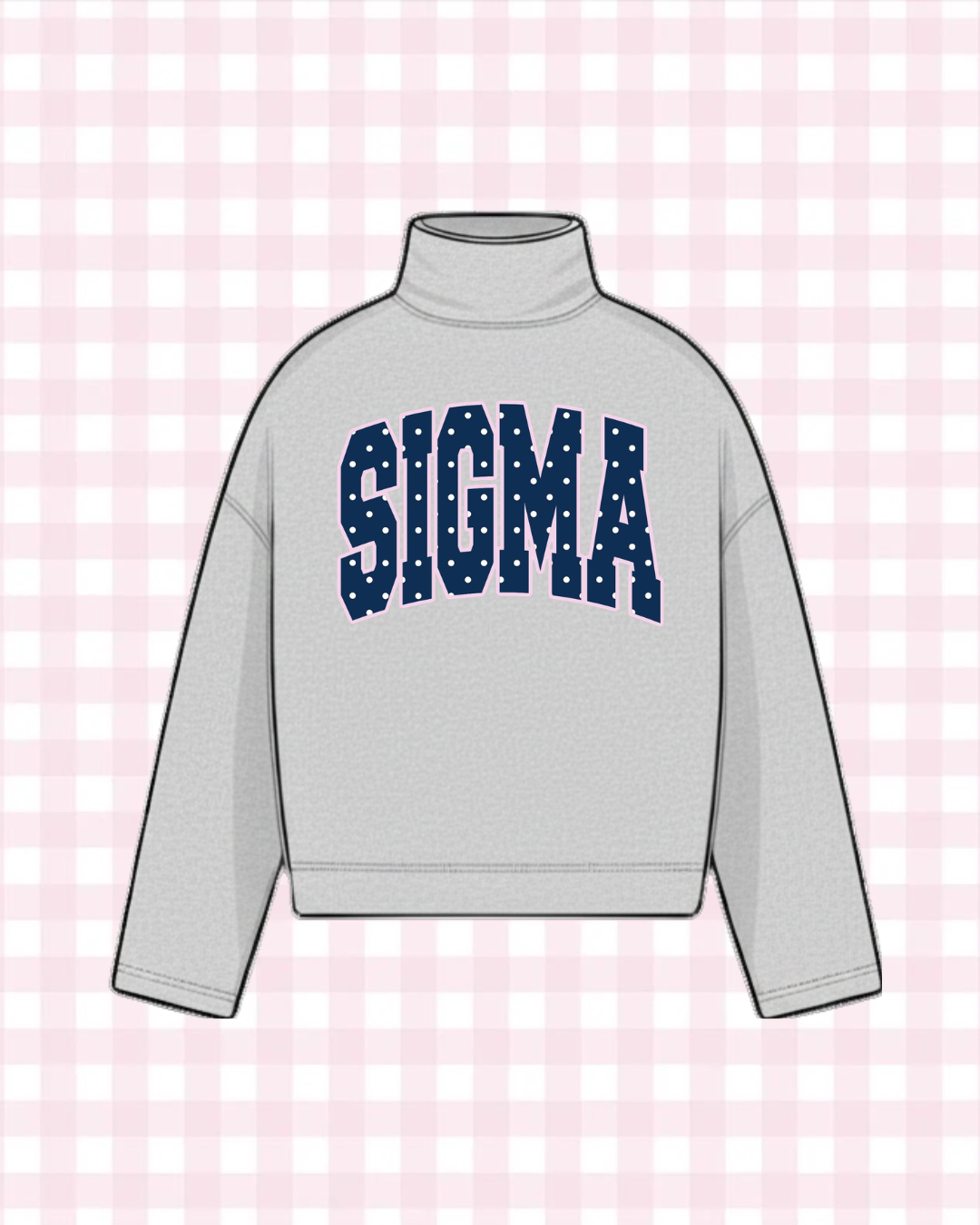 SIGMA MOCK NECK SWEATSHIRT