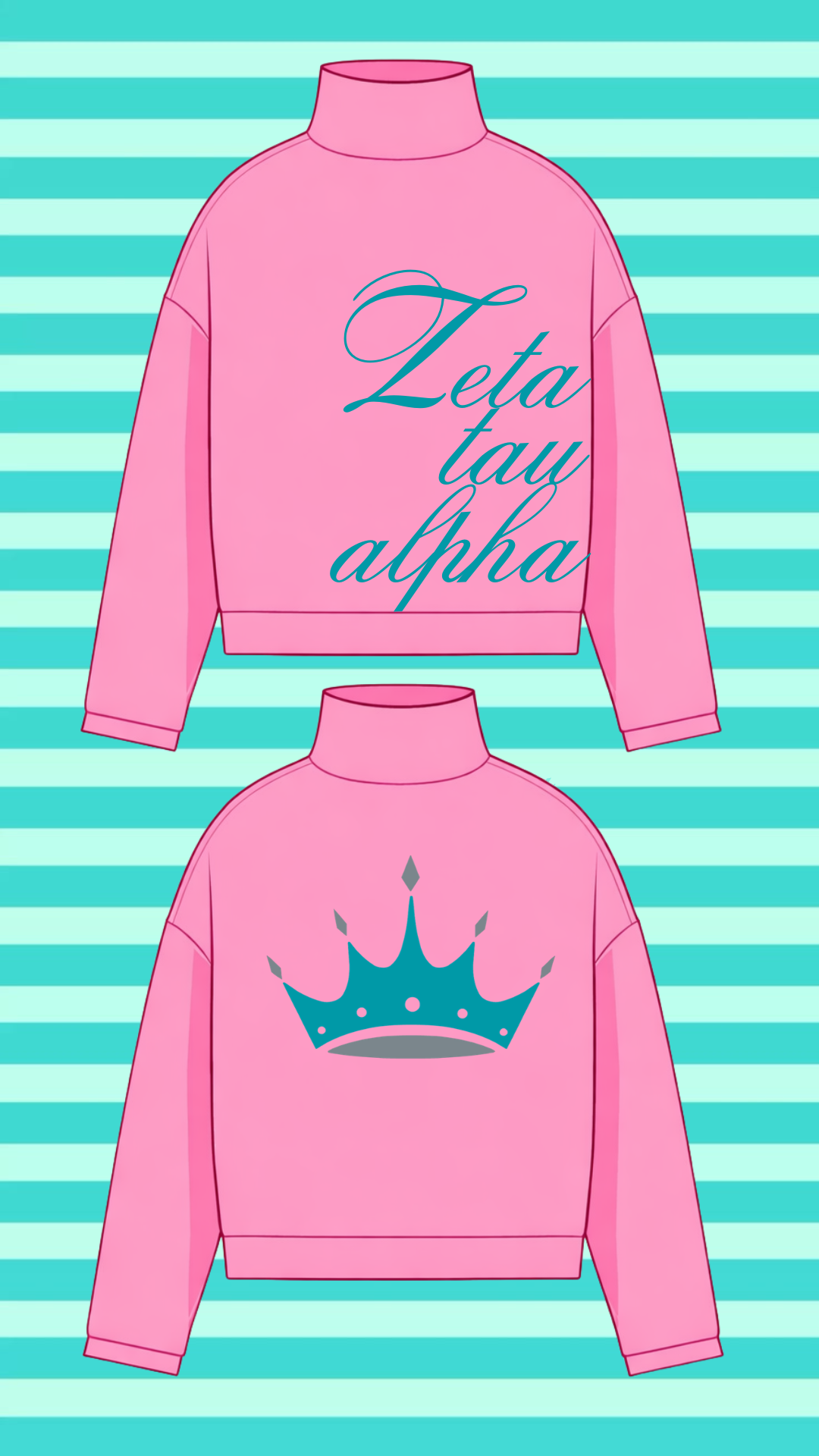ZETA MOCK NECK SWEATSHIRT
