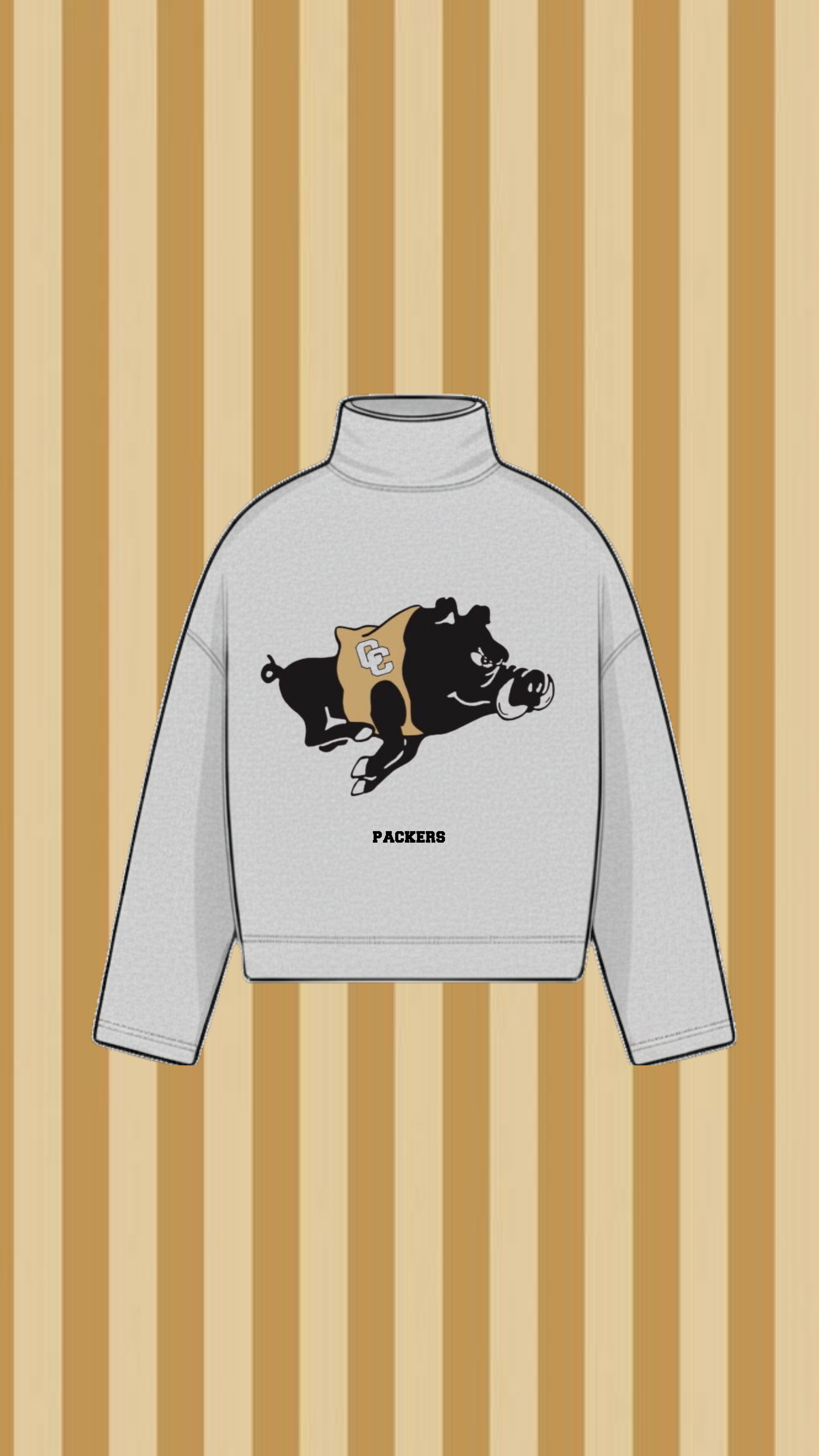 COLQUITT COUNTY PACKER MOCK NECK
