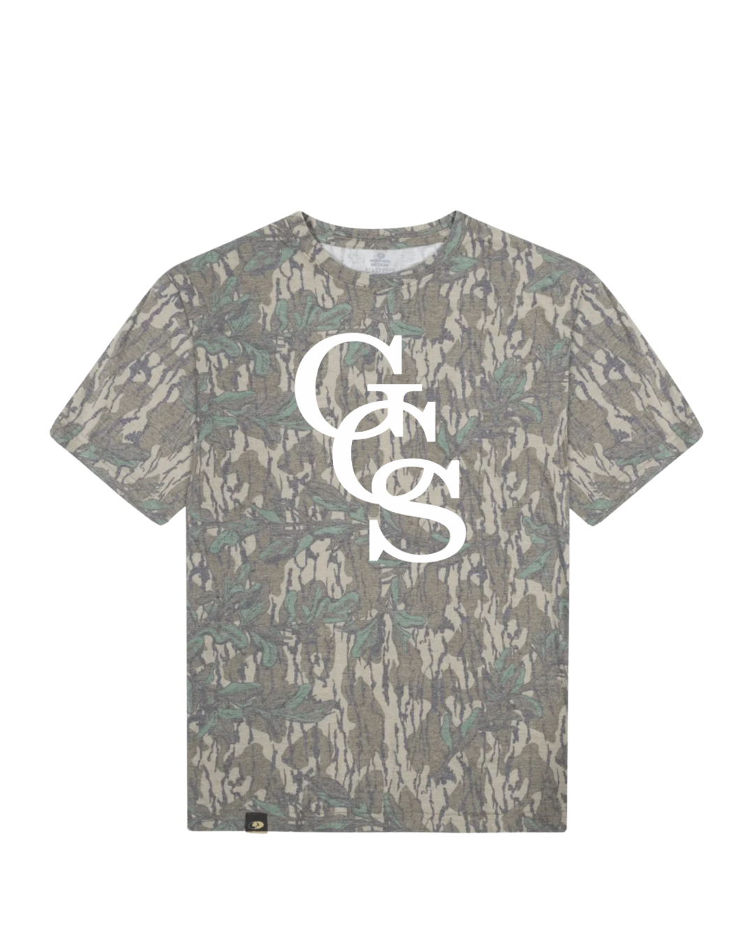 MOSSY OAK BOTTOMLAND GEORGIA CHRISTIAN SCHOOL T SHIRT