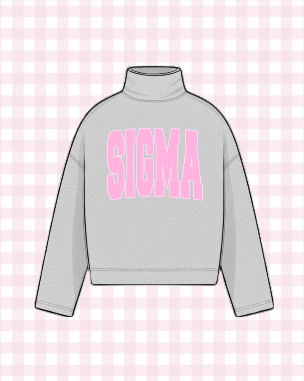 SIGMA MOCK NECK SWEATSHIRT