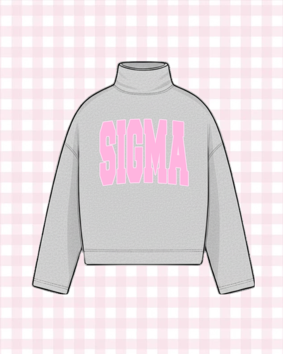 SIGMA MOCK NECK SWEATSHIRT