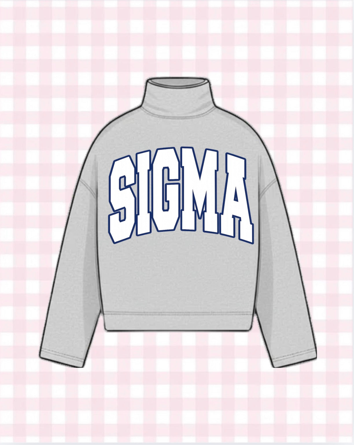 SIGMA VINTAGE WASH MOCK NECK