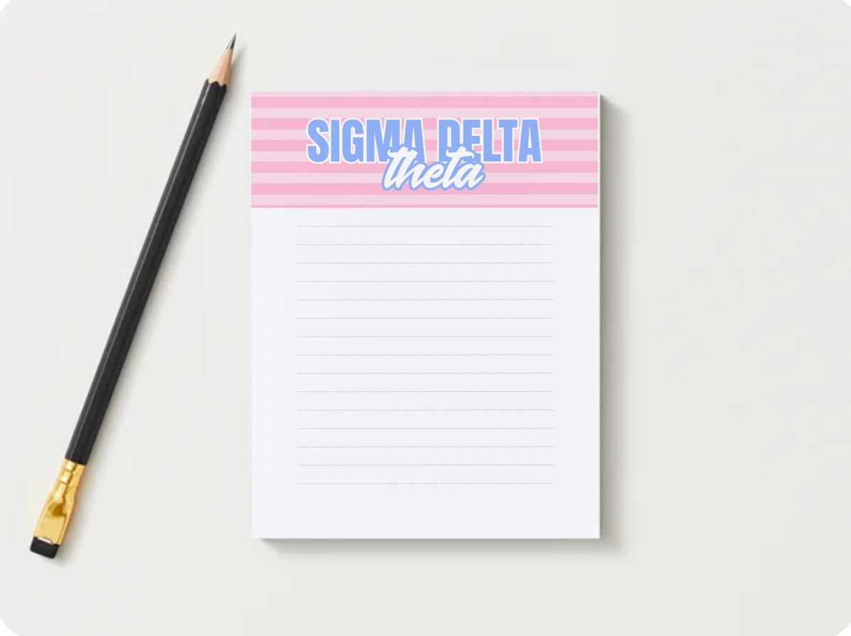 SIGMA DELTA THETA NOTEPAD