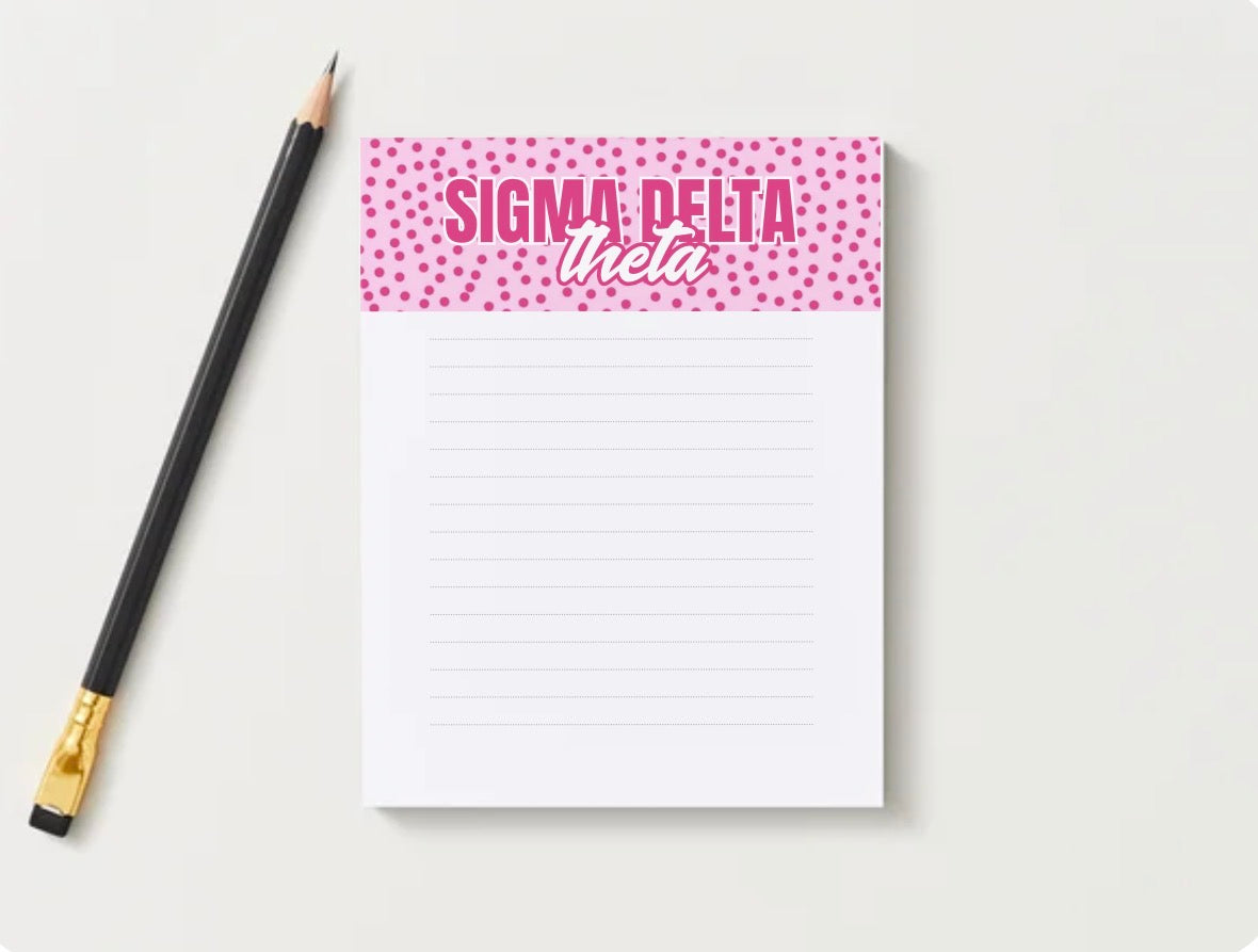SIGMA DELTA THETA NOTEPAD