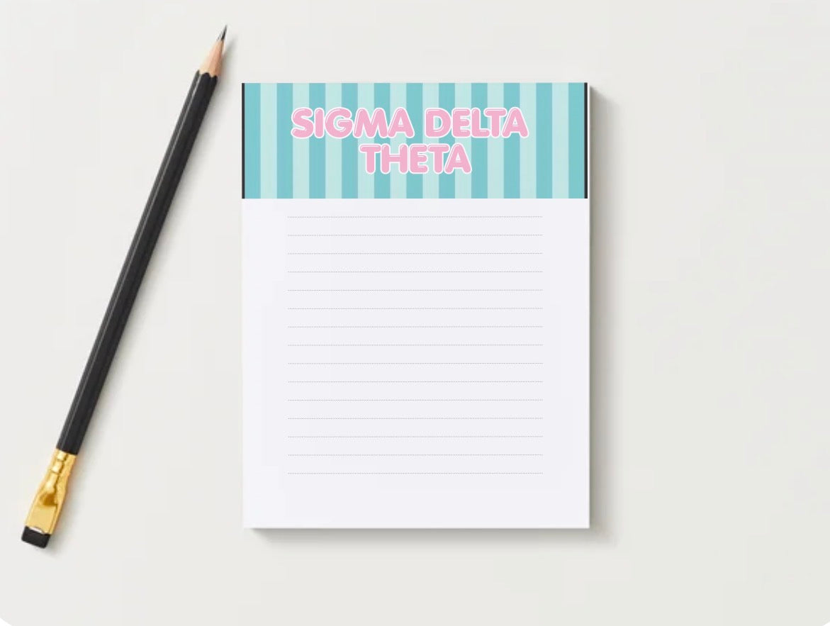 SIGMA DELTA THETA NOTEPAD