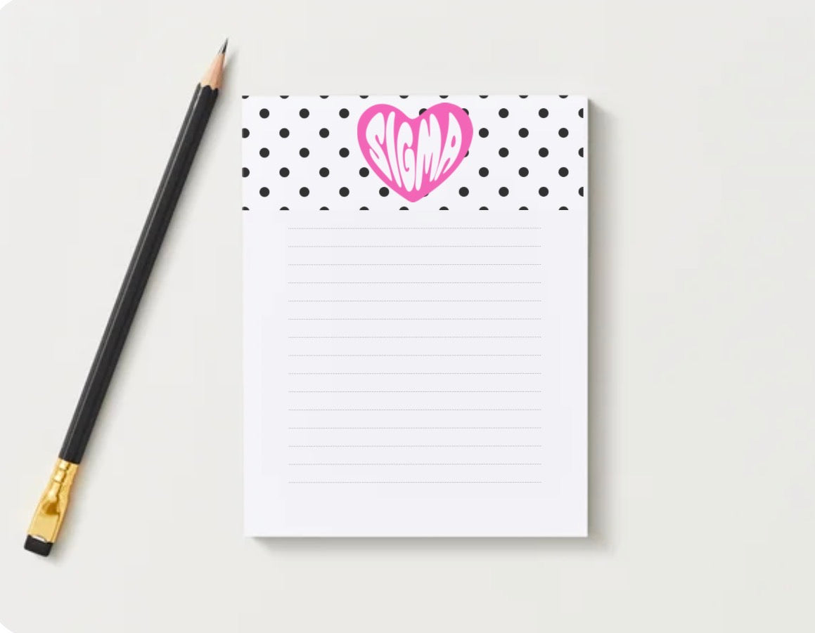 SIGMA DELTA THETA NOTEPAD