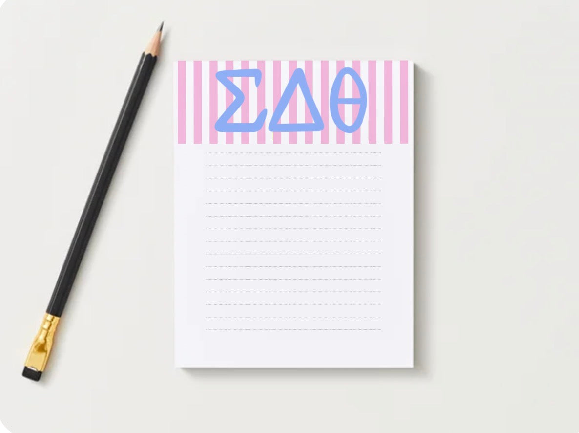 SIGMA DELTA THETA NOTEPAD