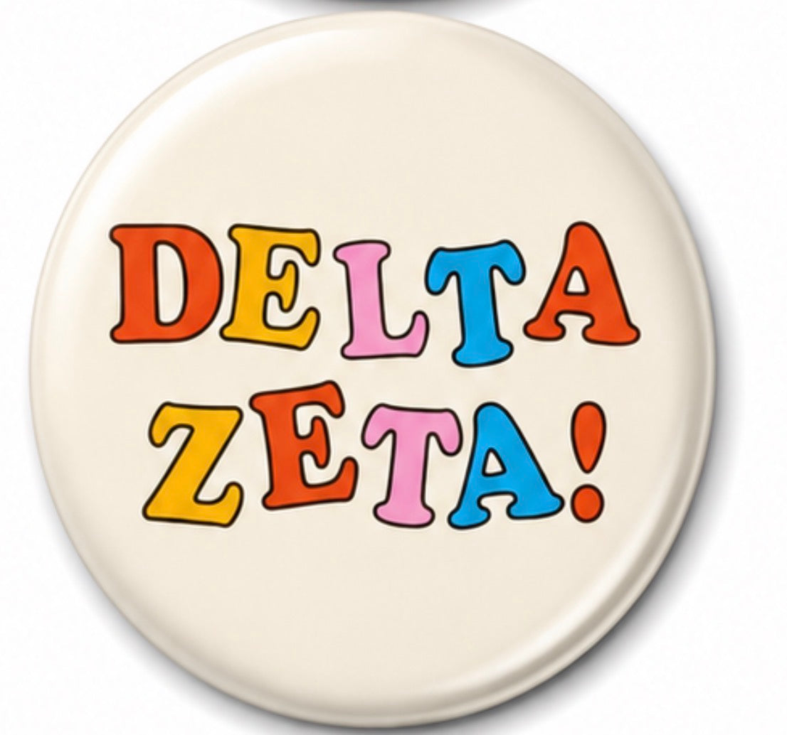 DELTA ZETA BUTTON