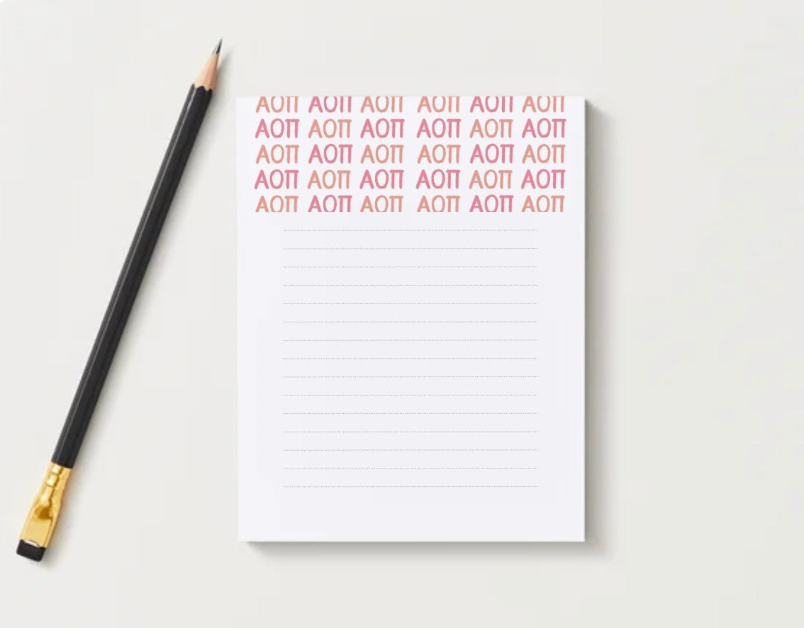 AOII NOTEPAD