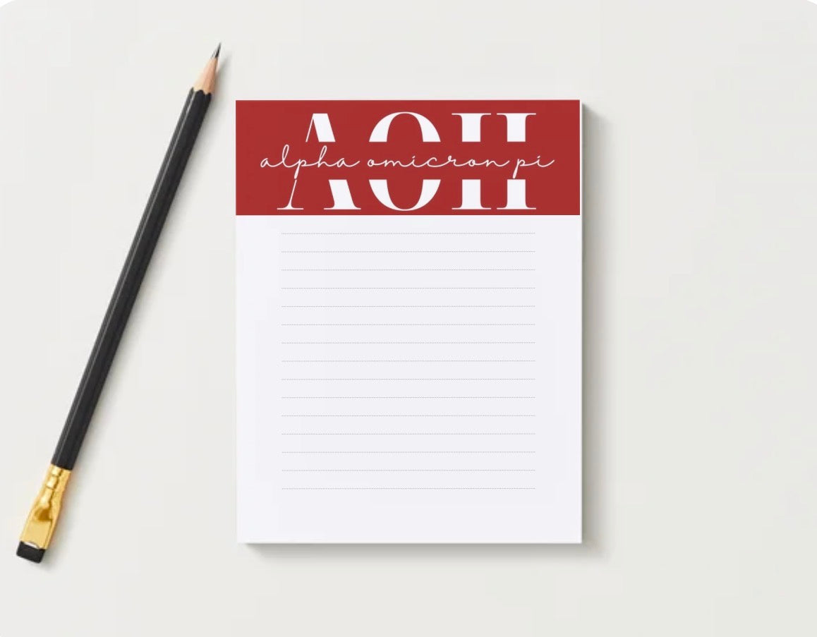 AOII NOTEPAD