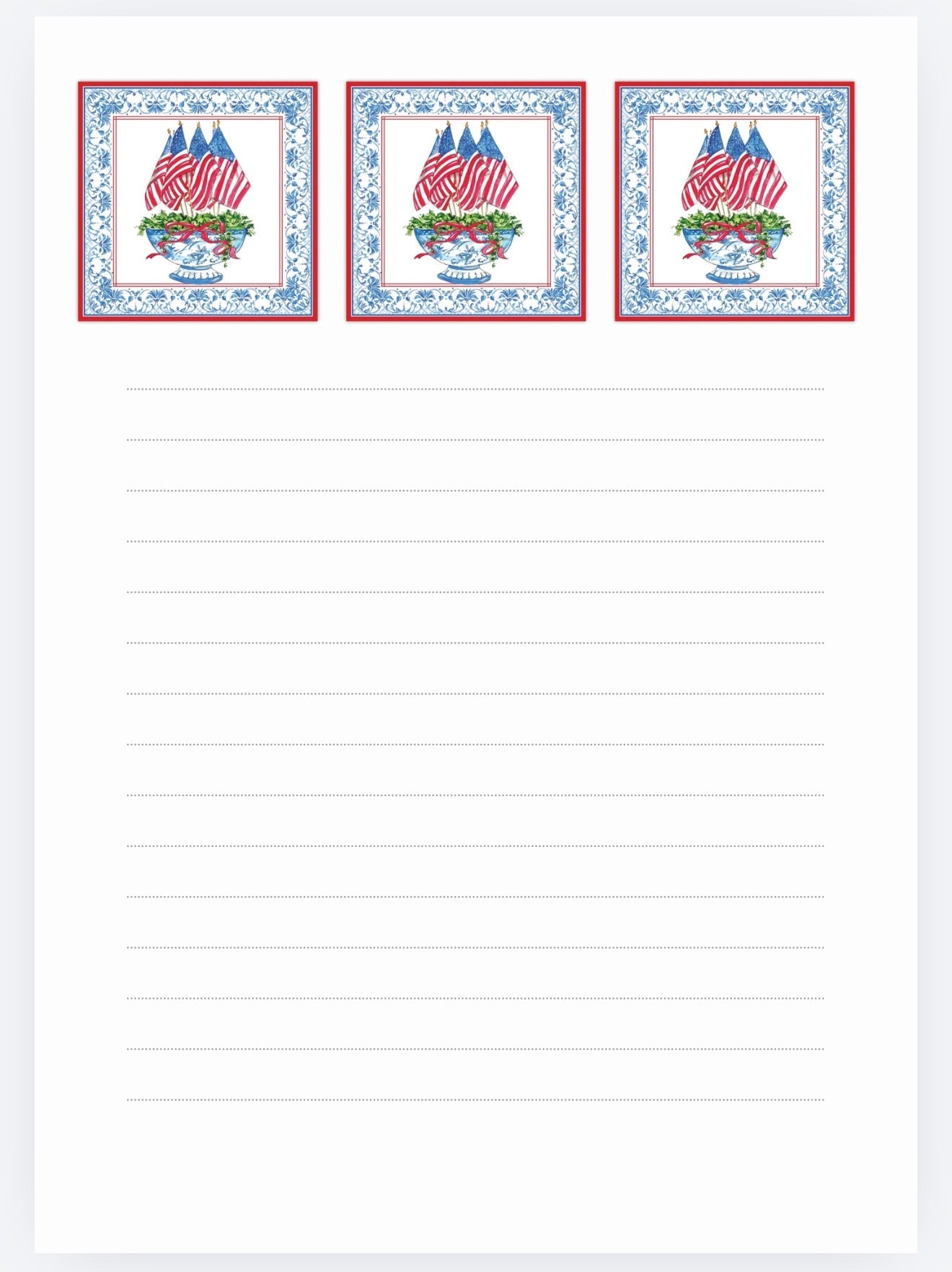 AMERICANA NOTEPAD