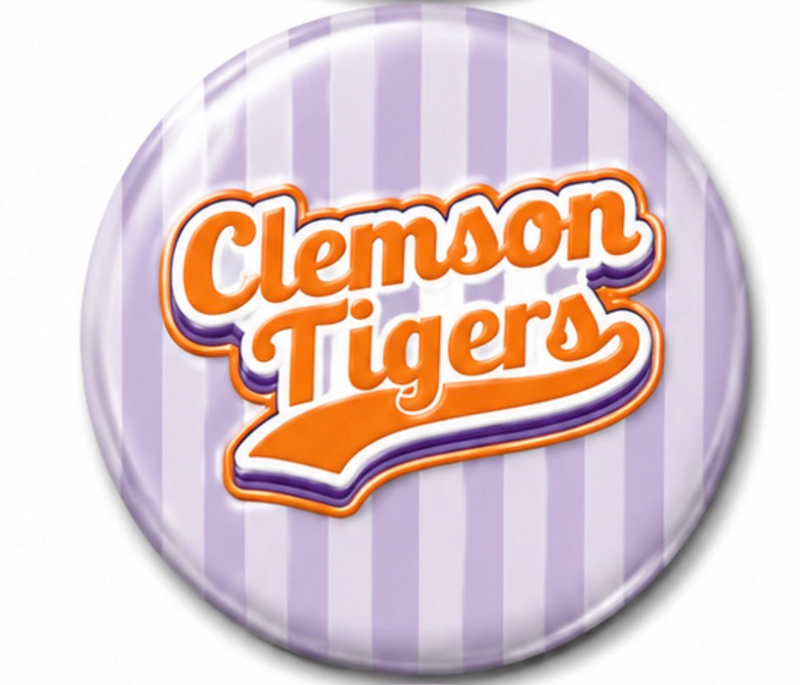 CLEMSON BUTTON