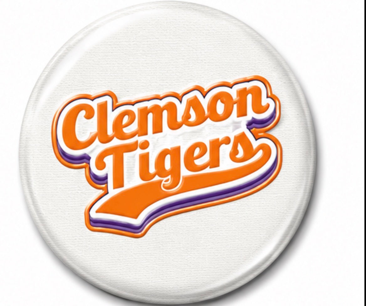CLEMSON BUTTON