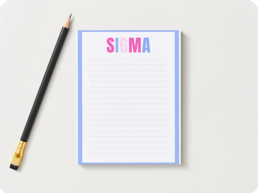 SIGMA DELTA THETA NOTEPAD