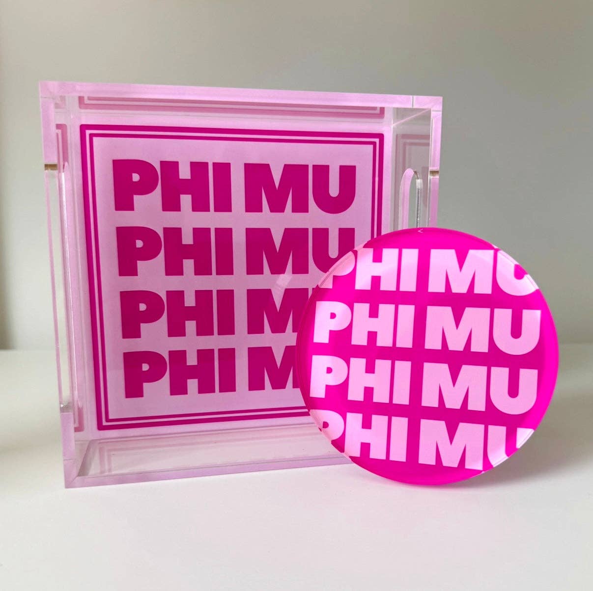 Phi Mu Small Tray