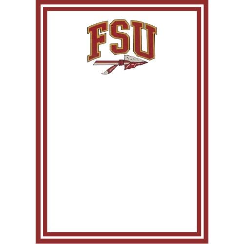 Florida State University Notepad | FSU Gameday Checklist | Seminole Fan Gift | College Student Stationery