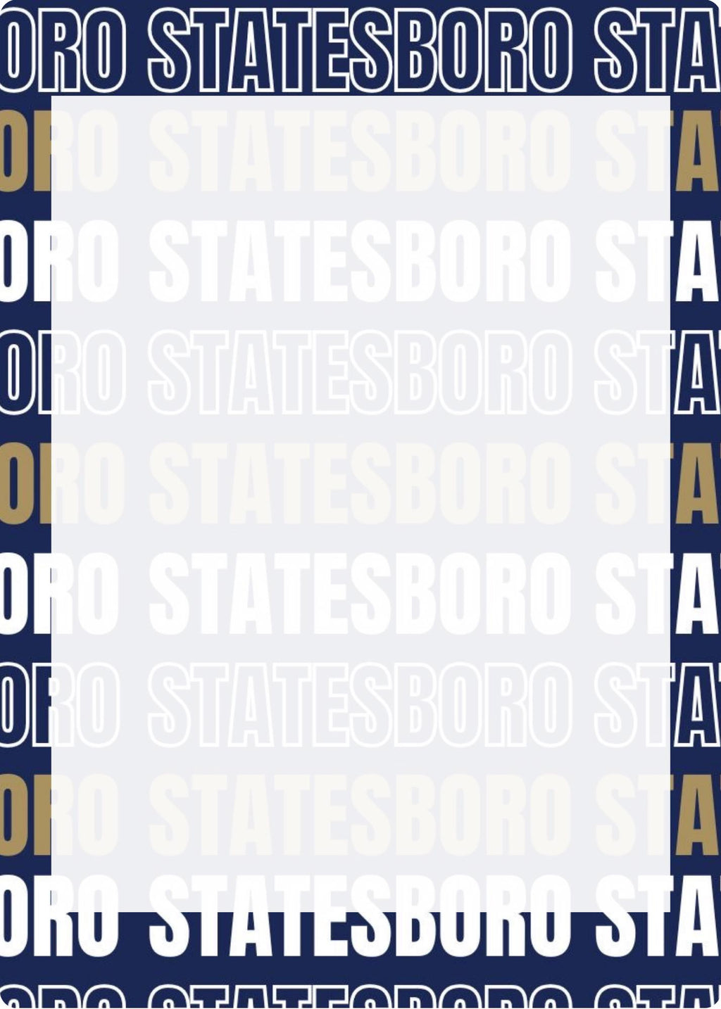 Georgia Southern University Notepad | Gameday Checklist, Eagle Fan Stationery