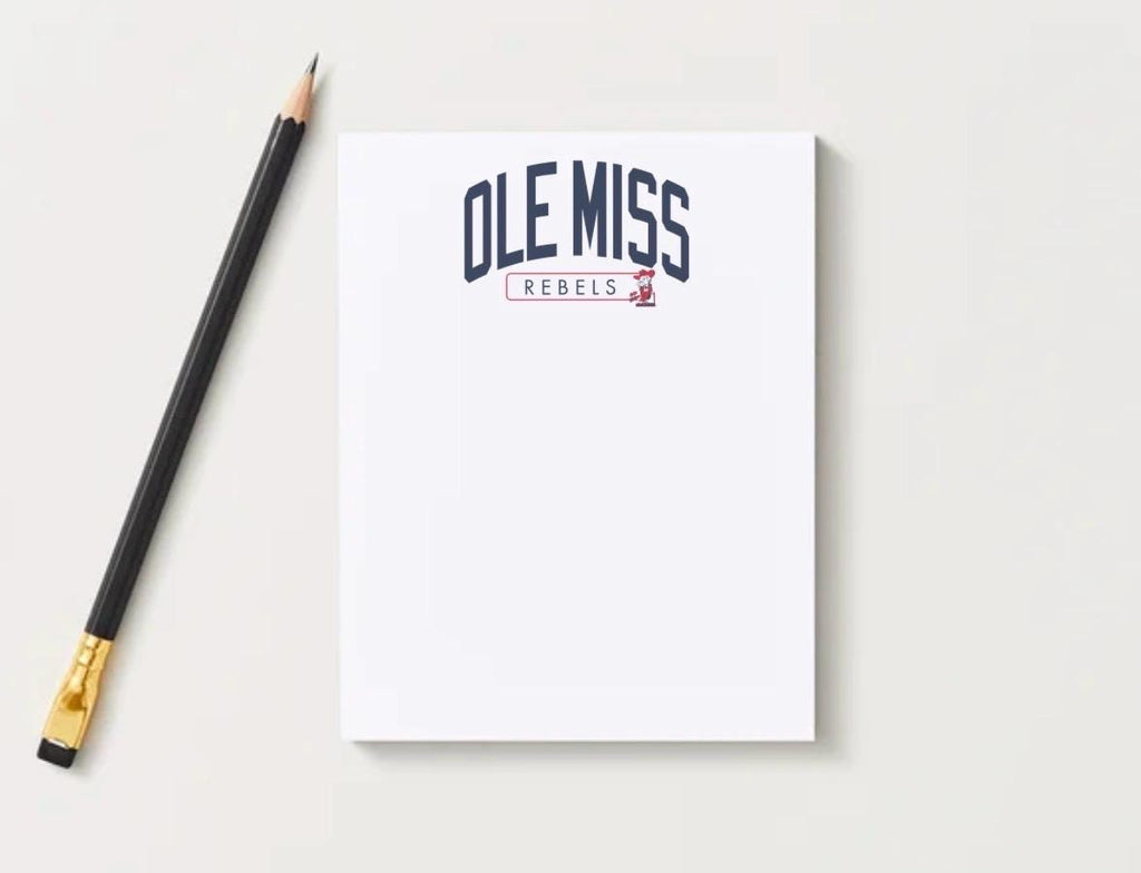 Ole Miss Rebels Gameday Checklist Notepad | College Student Stationery