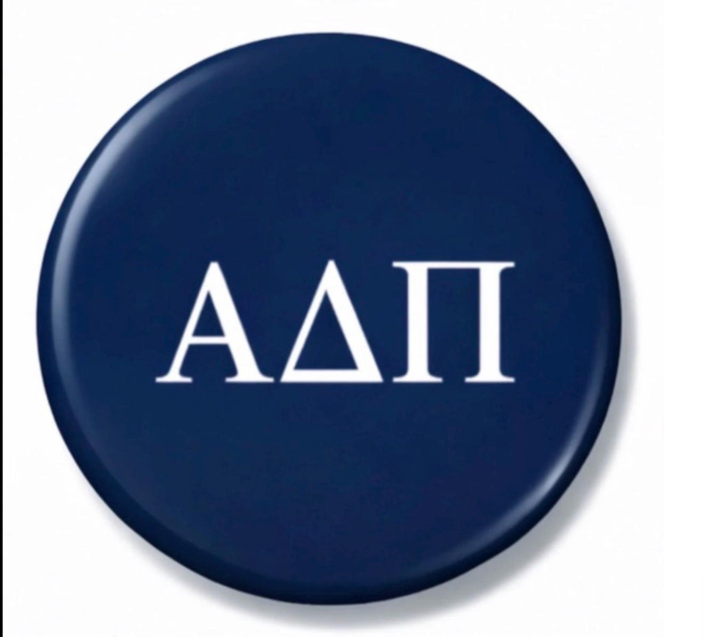 Alpha Delta Pi Game Day Button – Sorority Spirit Pin, Tailgate Accessory