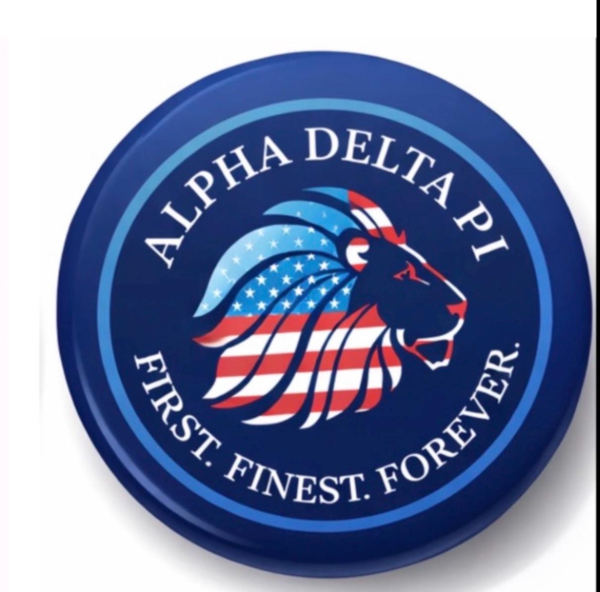 Alpha Delta Pi Game Day Button – Sorority Spirit Pin, Tailgate Accessory, Big Little Gift