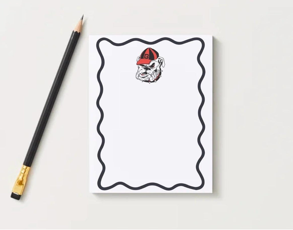 University of Georgia Notepad | UGA Gameday Checklist | Bulldog Fan Gift | College Student Stationery
