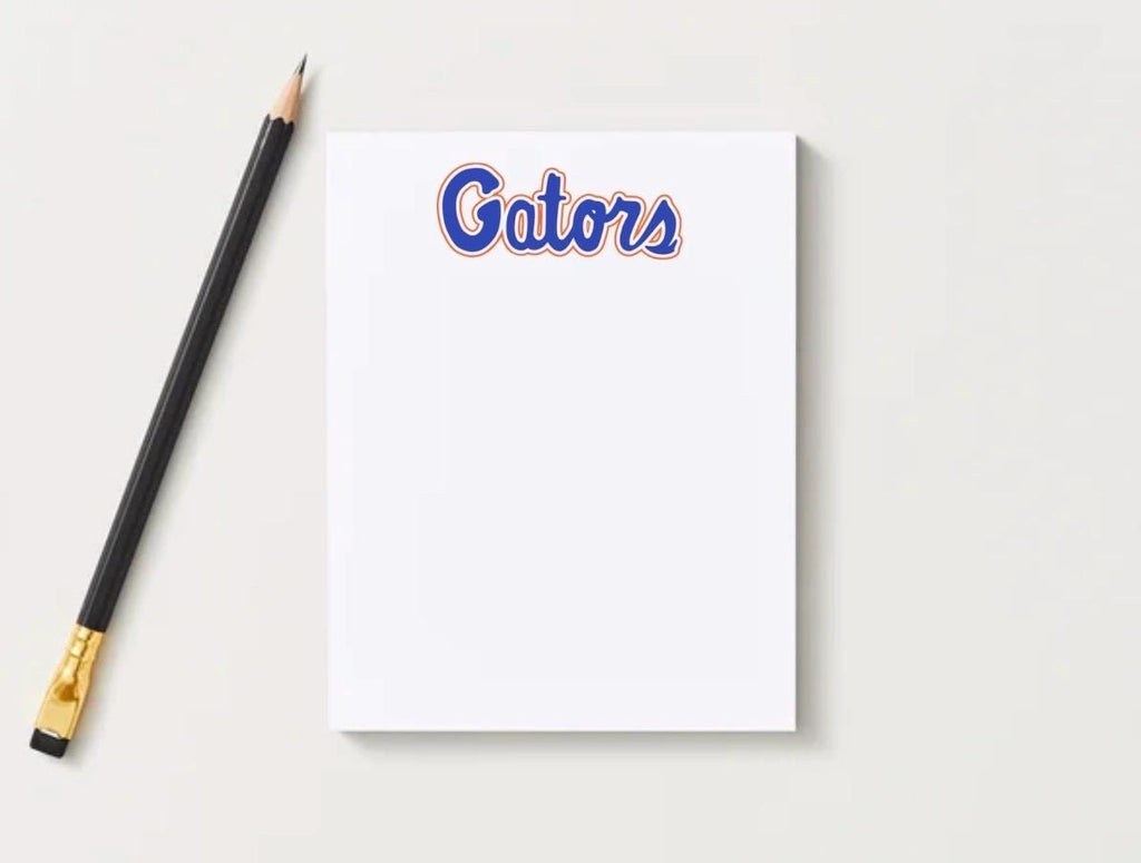 University of Florida Notepad | UF Gameday Checklist | Gator Fan Gift | College Student Stationery