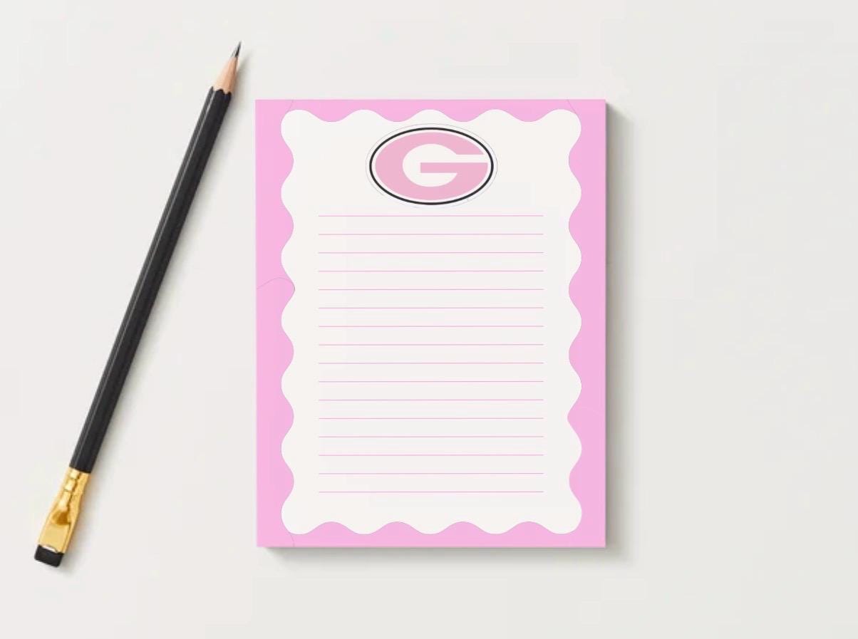 University of Georgia Notepad | UGA Gameday Checklist | Bulldog Fan Gift | College Student Stationery