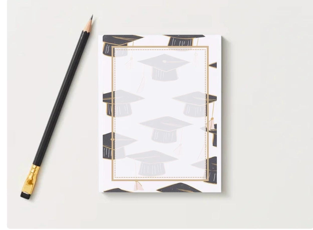 Graduation Notepad | Collegiate Style Grad Gift | Senior 2026 Stationery